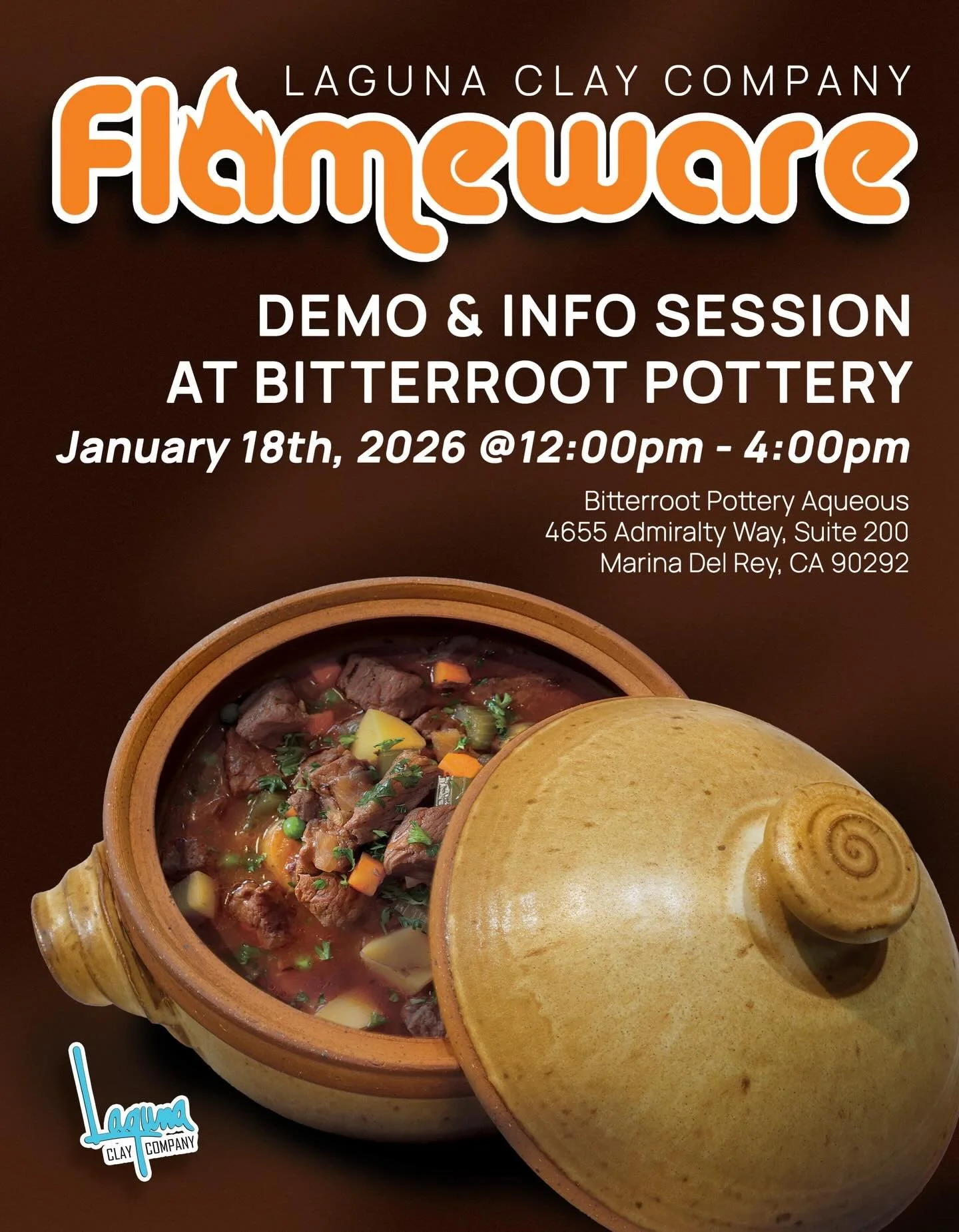 FLAMEWARE WORKSHOP
Reserve your spot online or find the link in our bio!
#bitterrootpottery #pottery #workshop