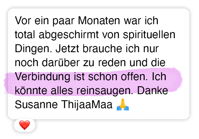 Testimonial Thijaa’Maa – sofort praktisch umsetzbar