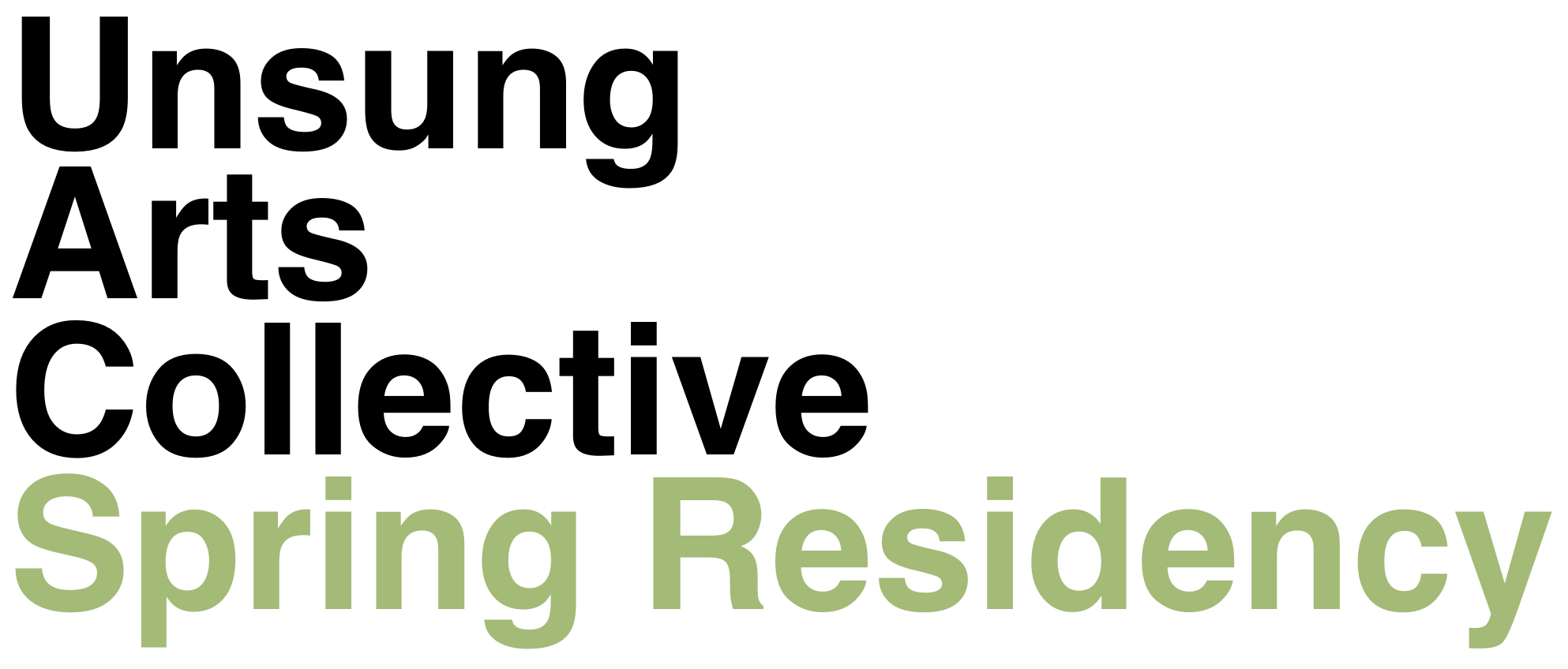 Unsung Arts SPRING Residency 2027 Begins!