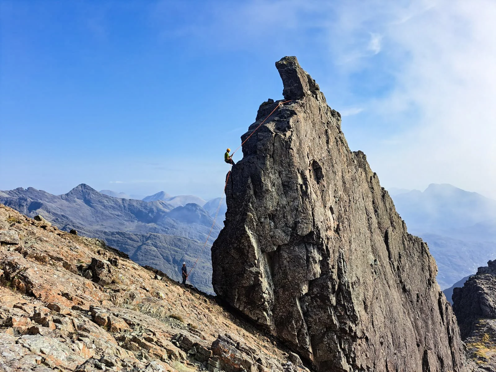 Inaccessible pinnacle on the Isle of Skye