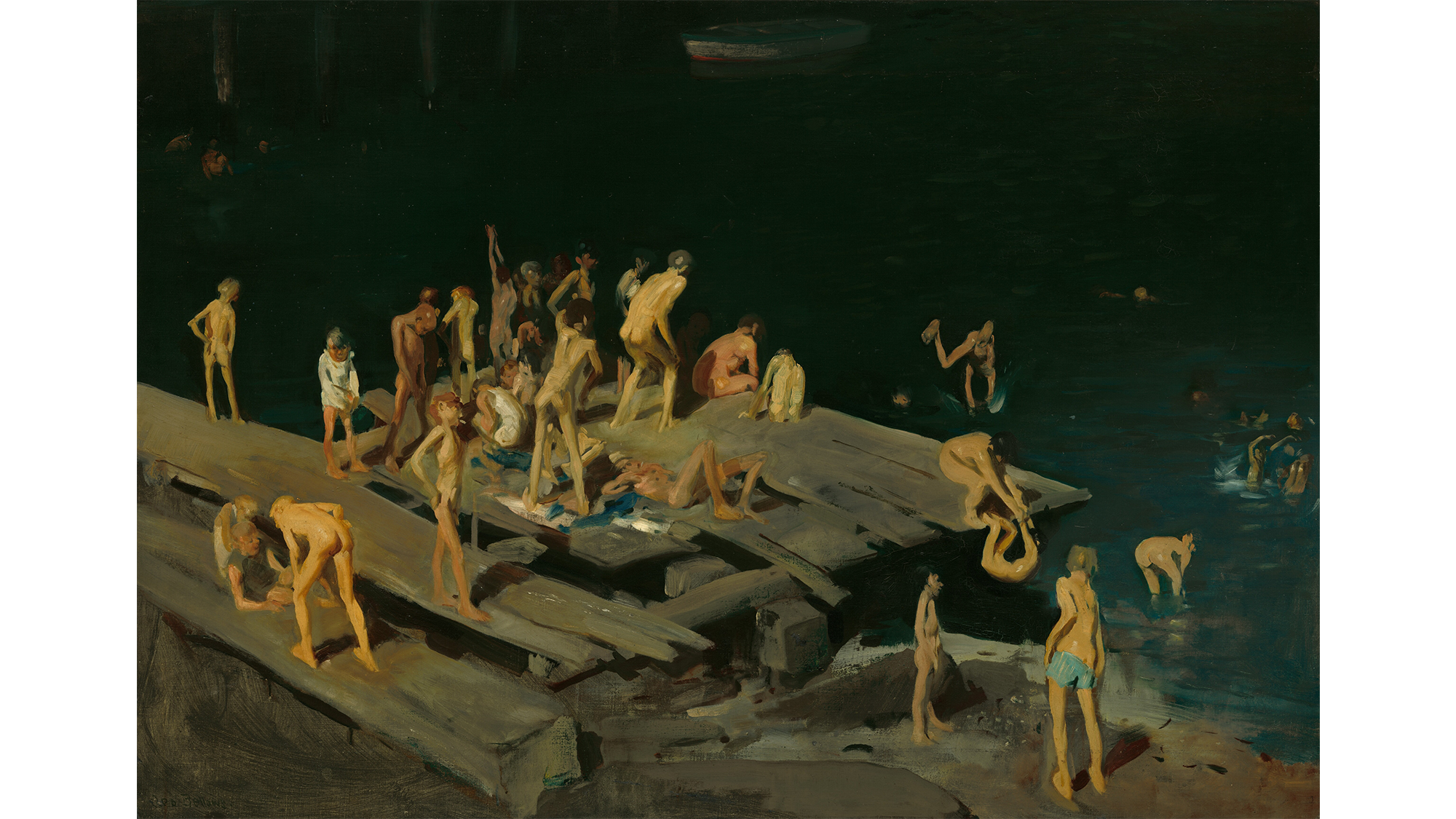 George Bellows - Forty-two Kids (1907)