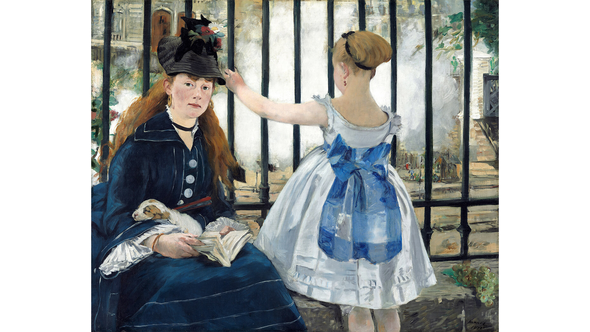 Manet - The Railway/Gare Saint-Lazare (1873)