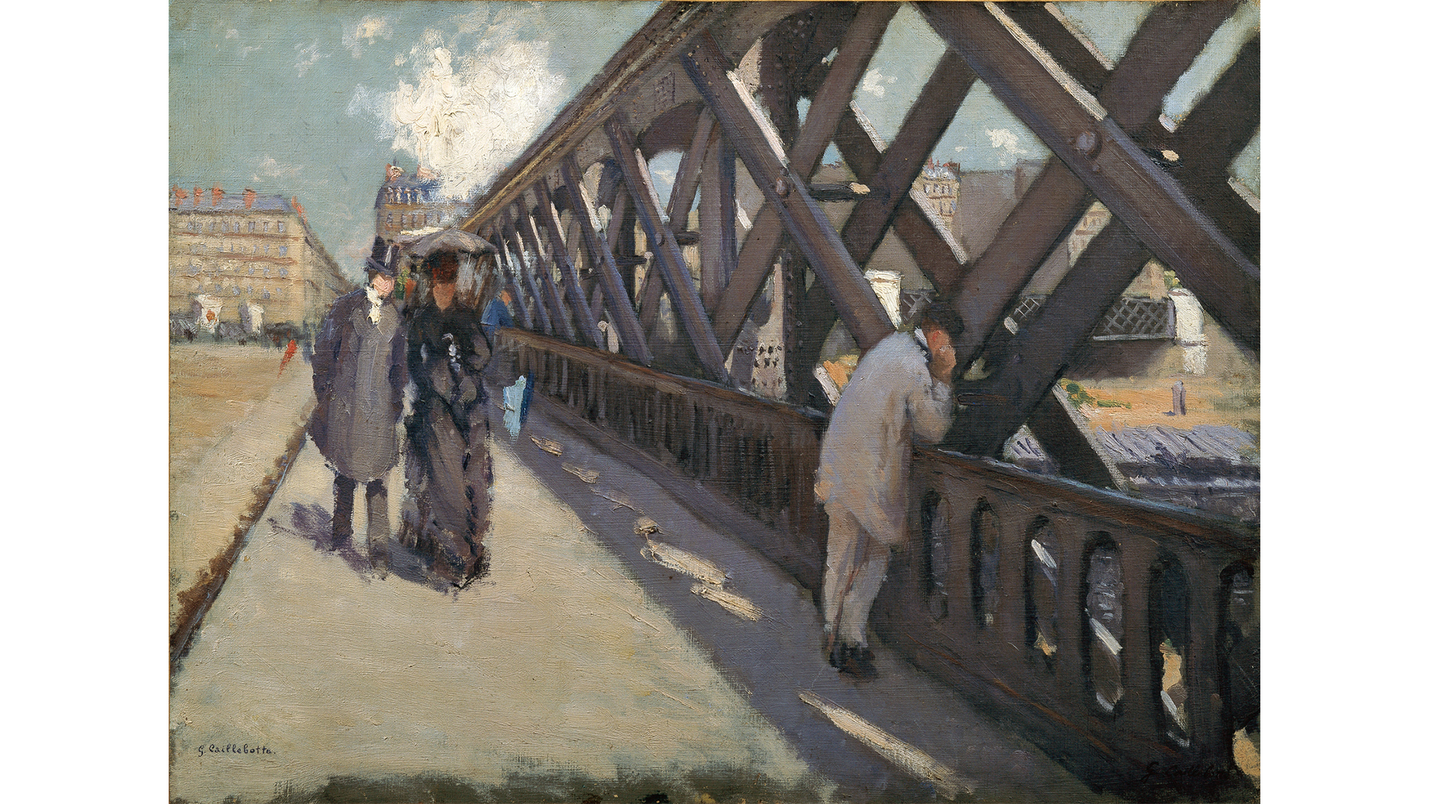 Le Pont de l'Europe (1876) by Gustave Caillebotte.
