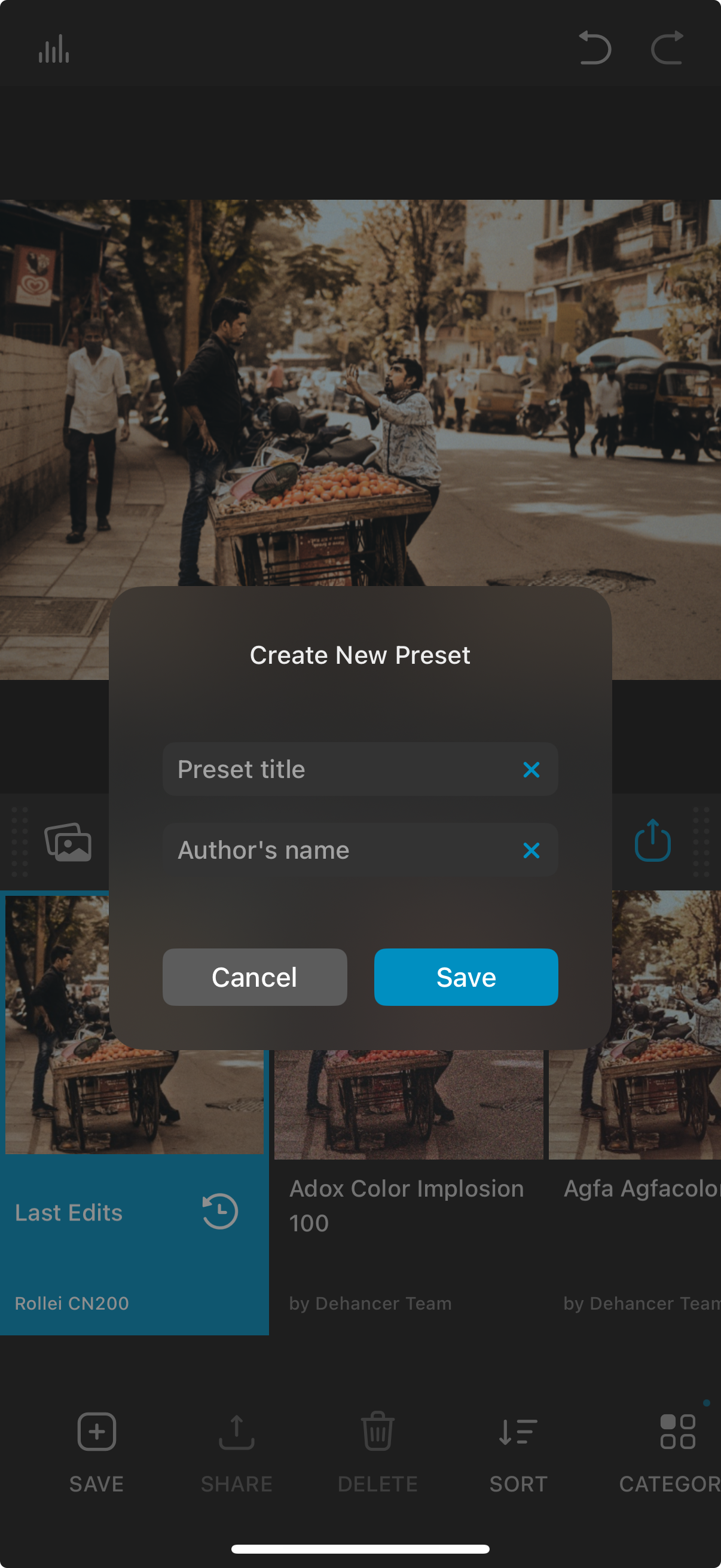 Creating a preset in Dehancer.jpeg