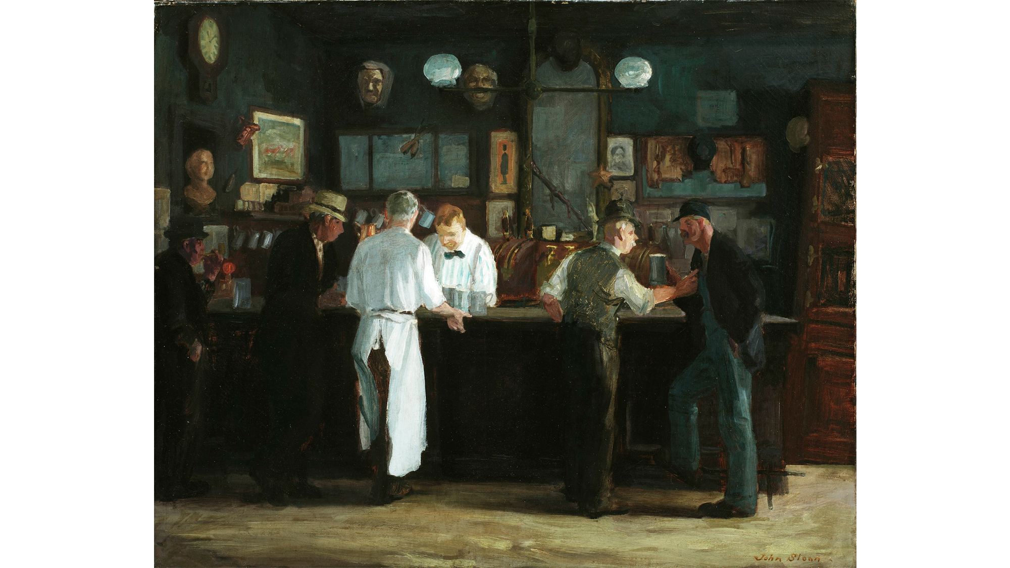 John Sloan - McSorley's Bar (1912)