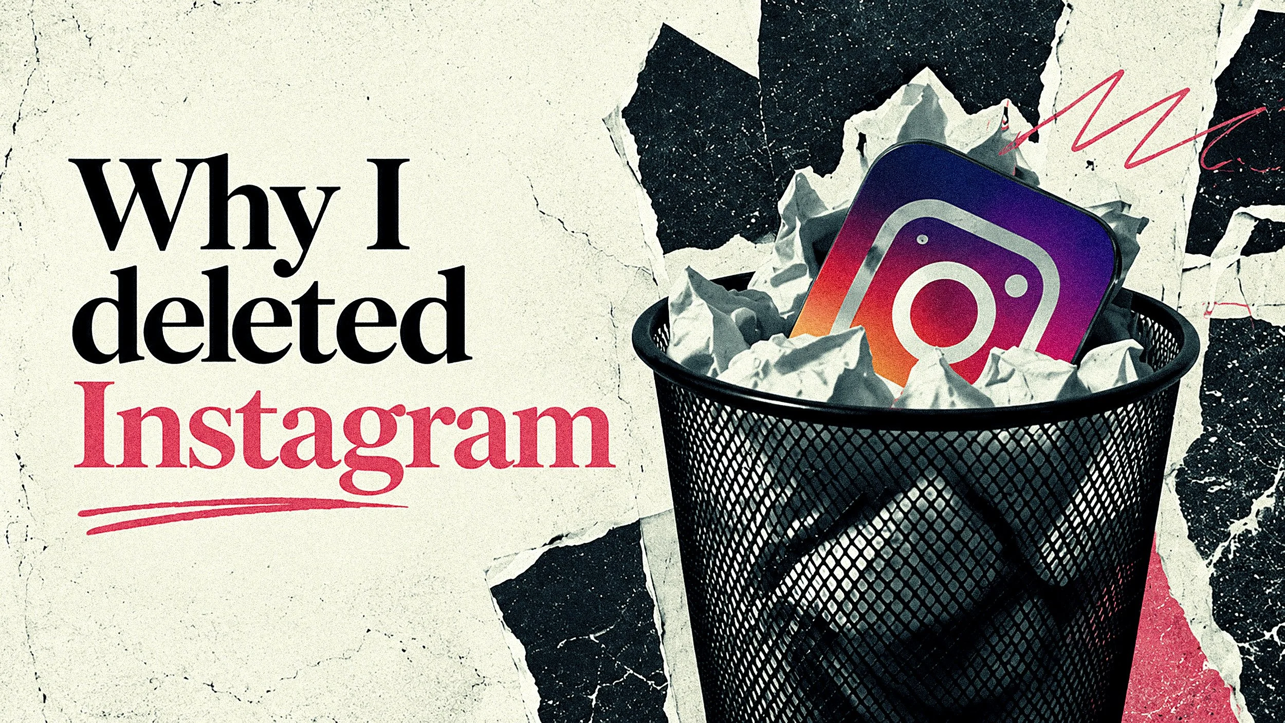 Why I deleted Instagram header image for the blog post of the same name.
