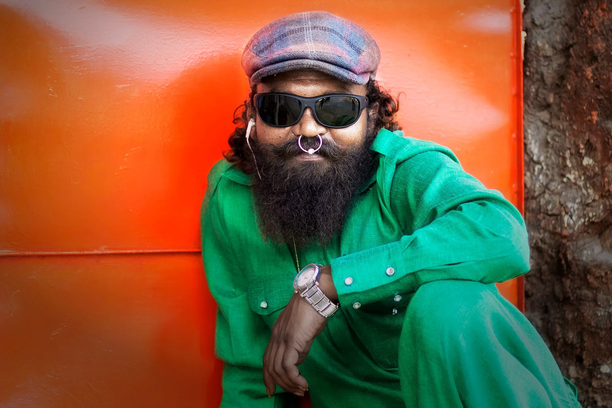 A street portrait taken in Mumbai, India. By Craig Boehman