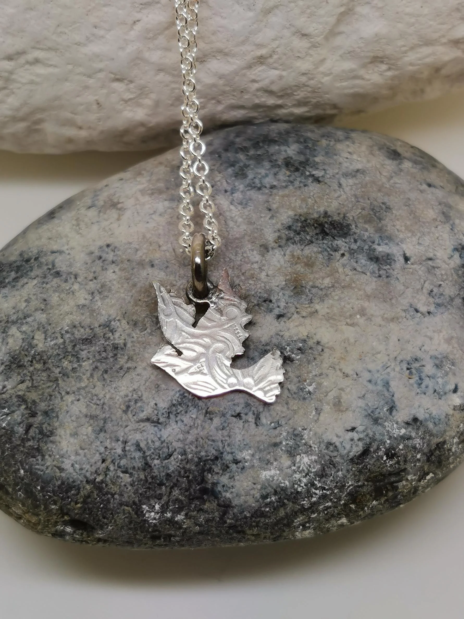 Dove charm pendant
