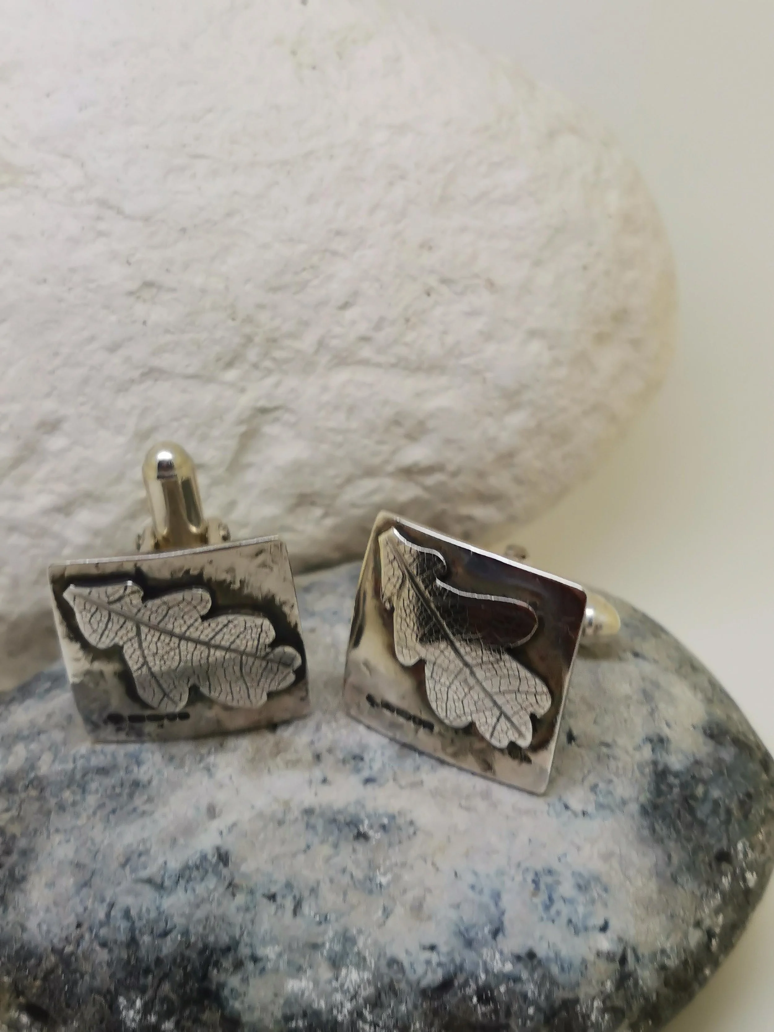 Oak leaf cufflinks 1.jpg
