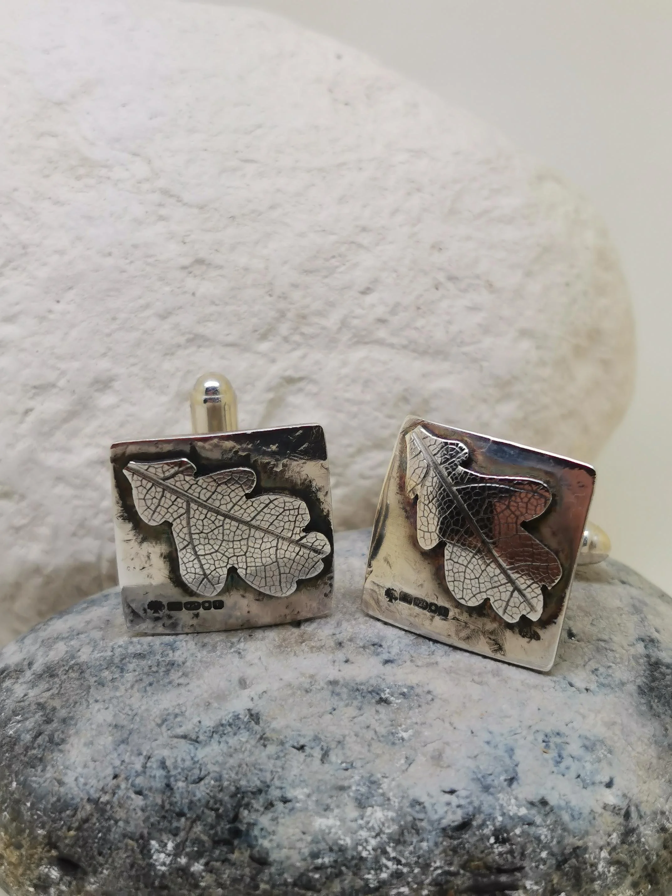 Oak leaf cufflinks 2.jpg