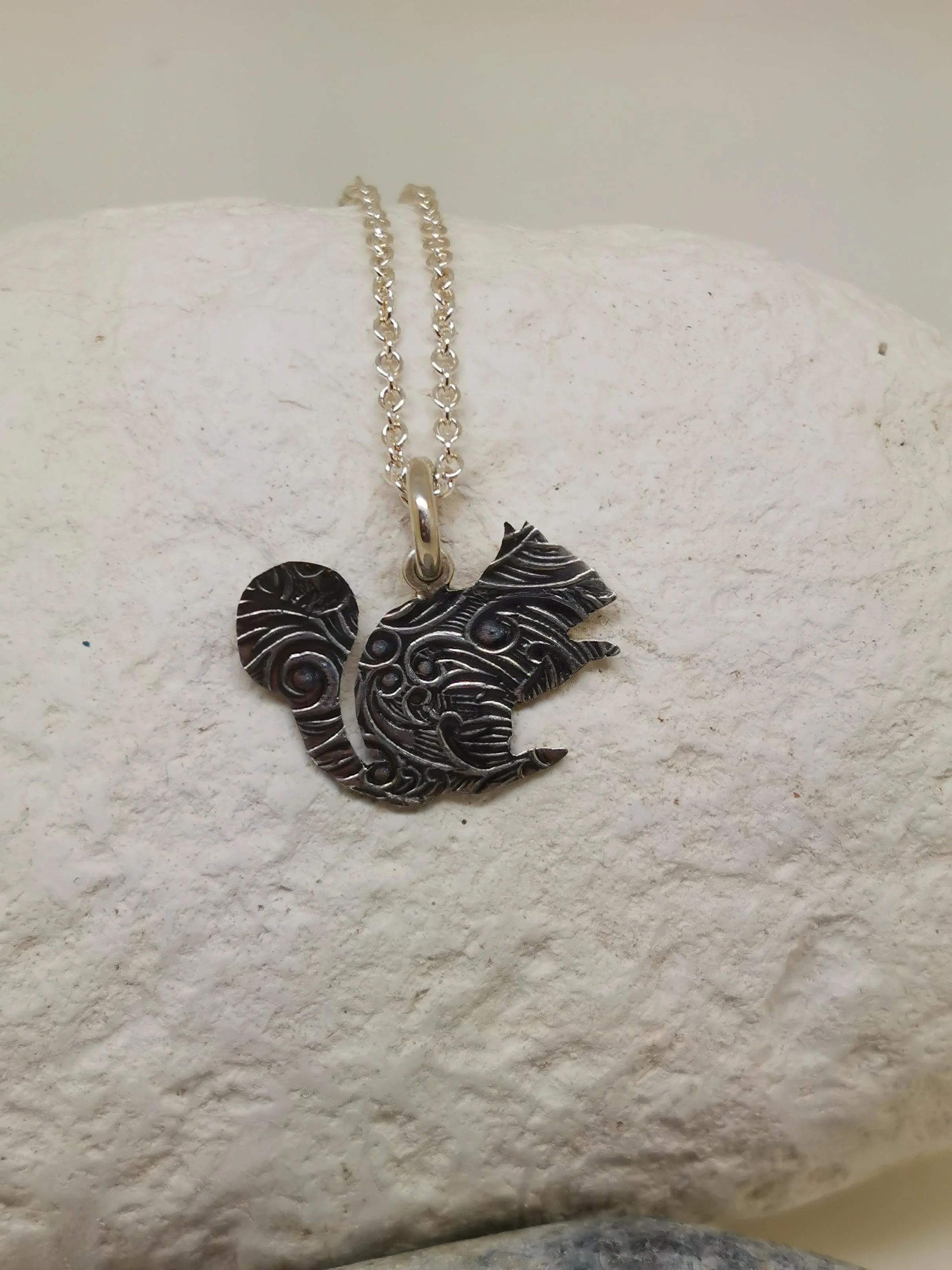 Squirrel charm pendant