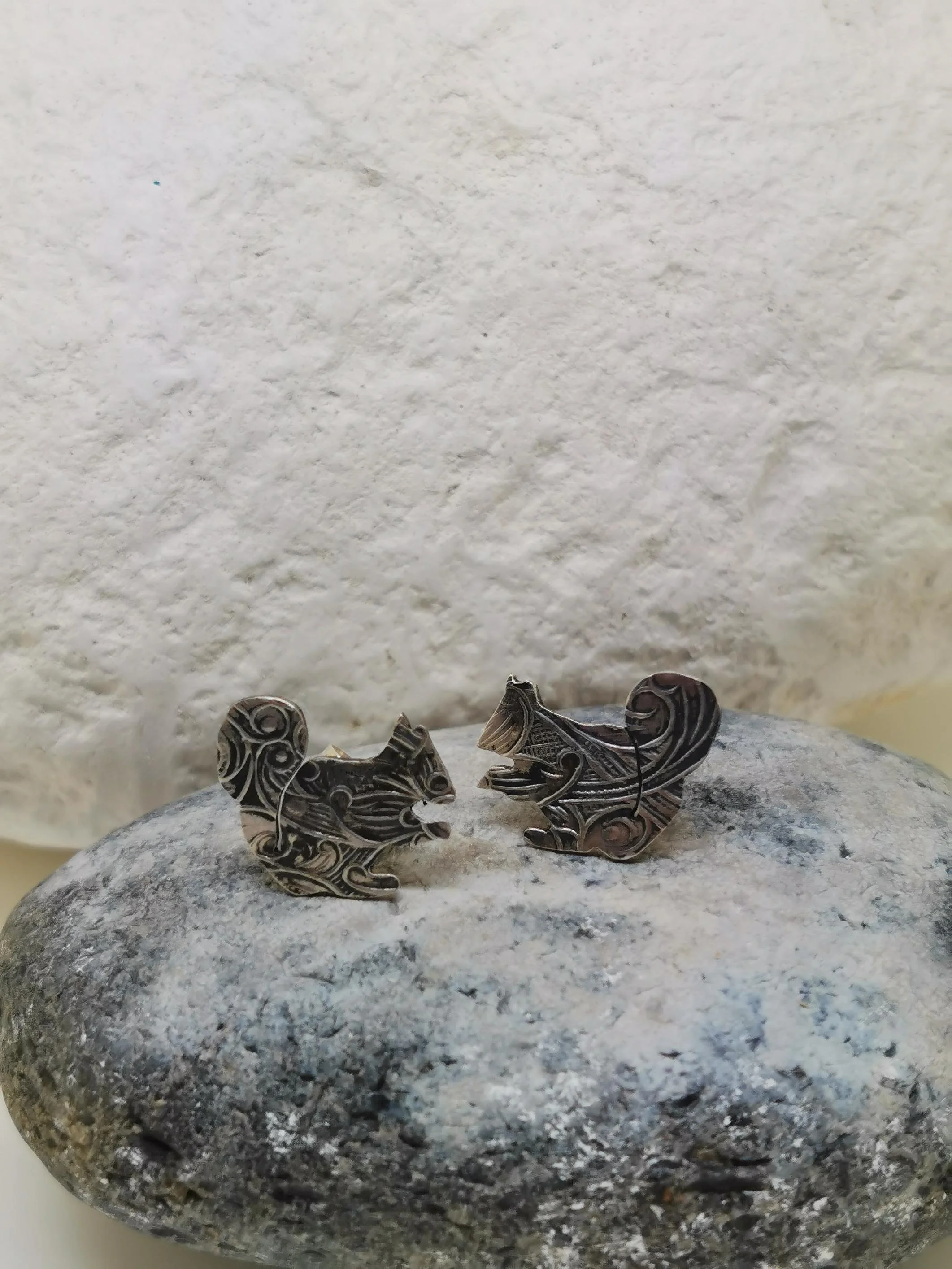 Squirrel stud earrings