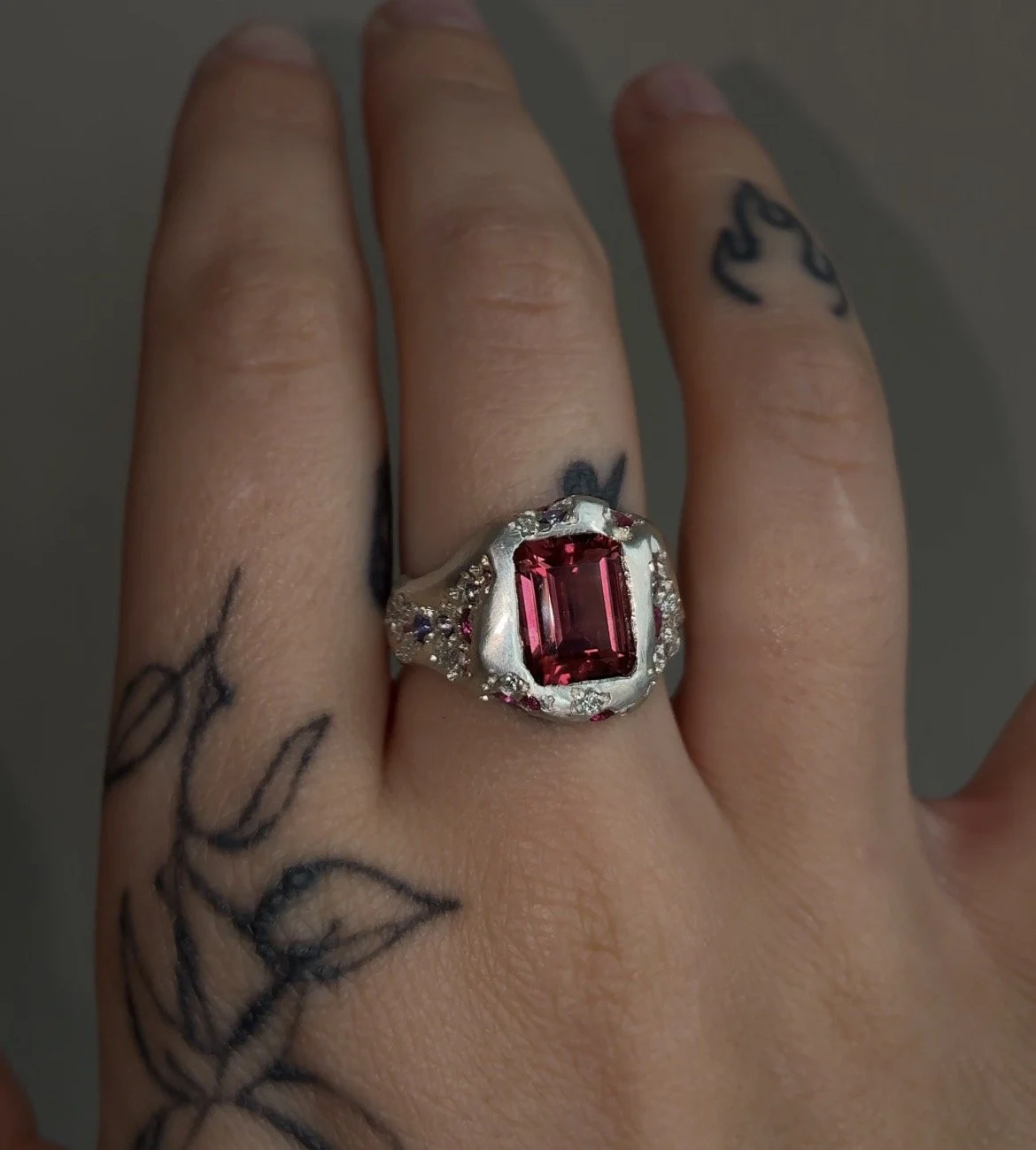 Blossom Geode Ring
