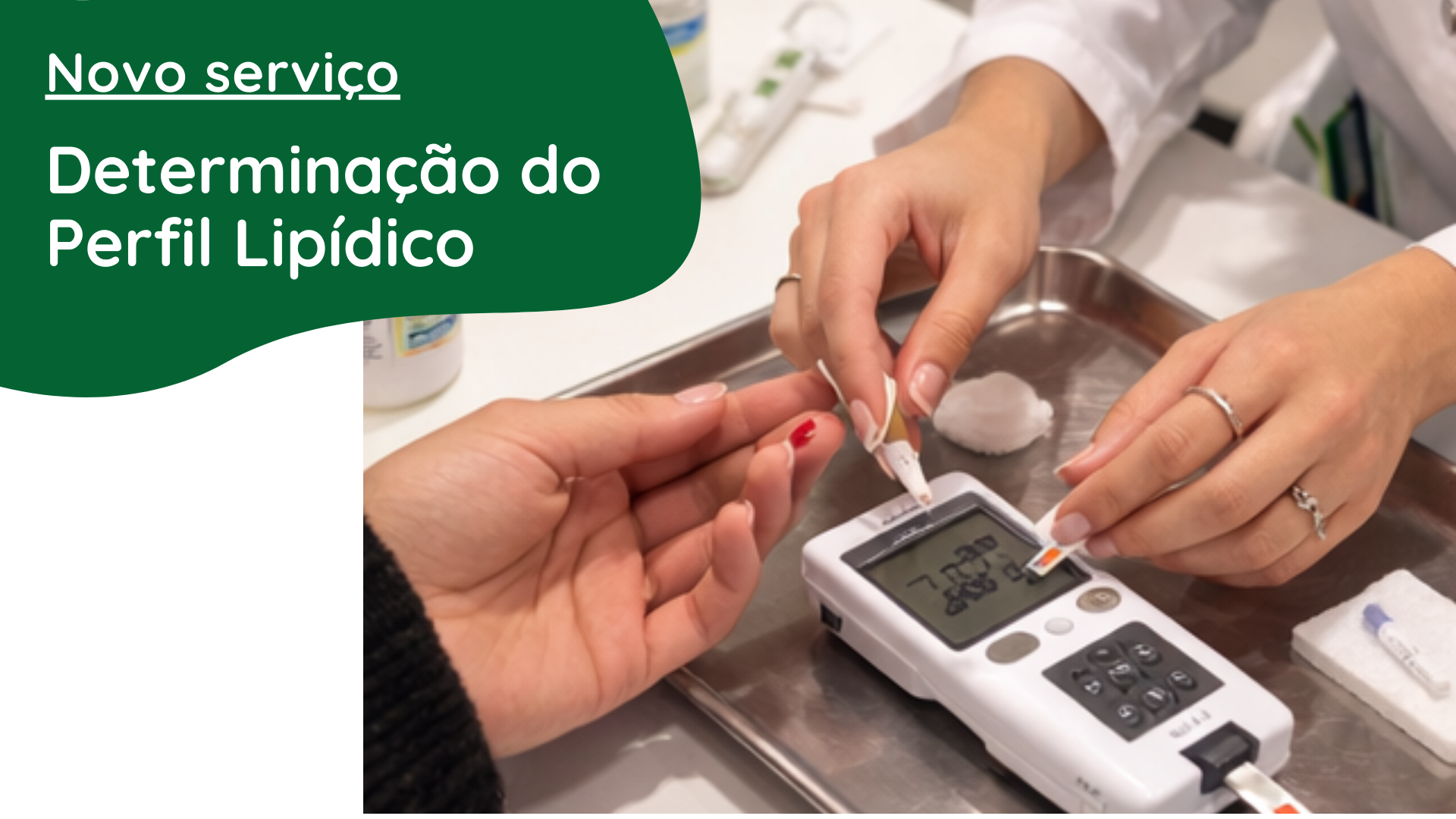 Novo serviço de Determinação do Perfil Lipídico nas Farmácias Parreira