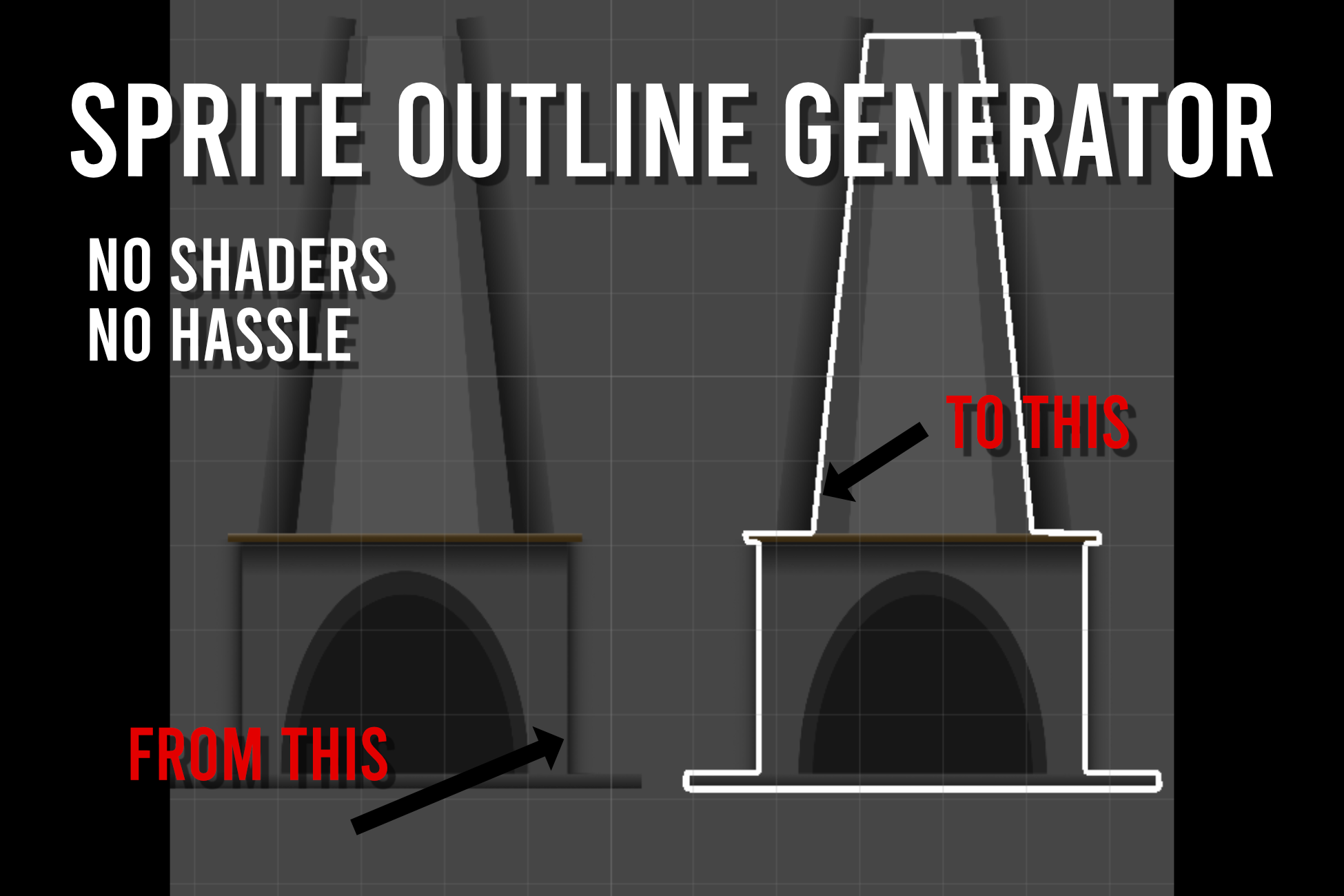 Simple 2D Sprite Outline