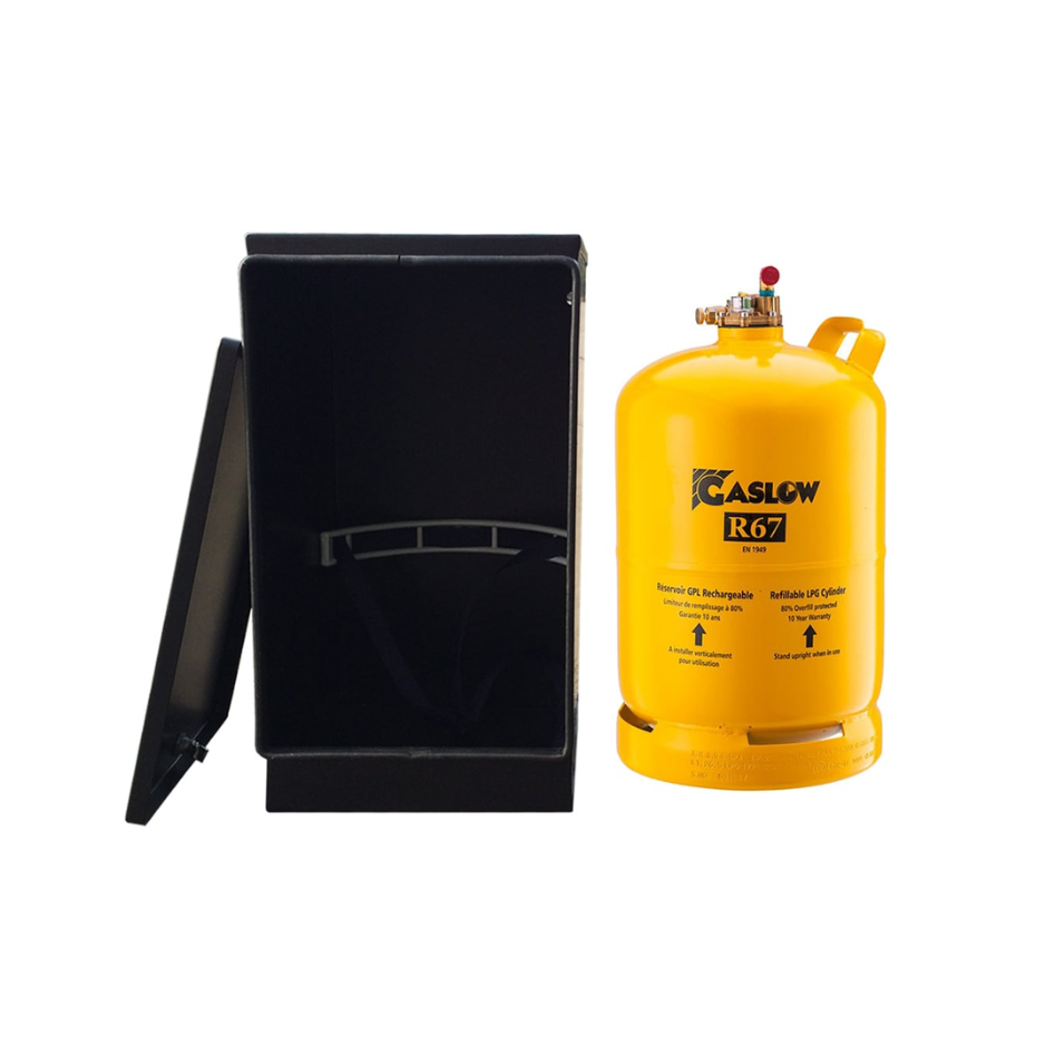 Gaslow 11kg Single Cylinder Gas Locker with Drop vent & Cradle