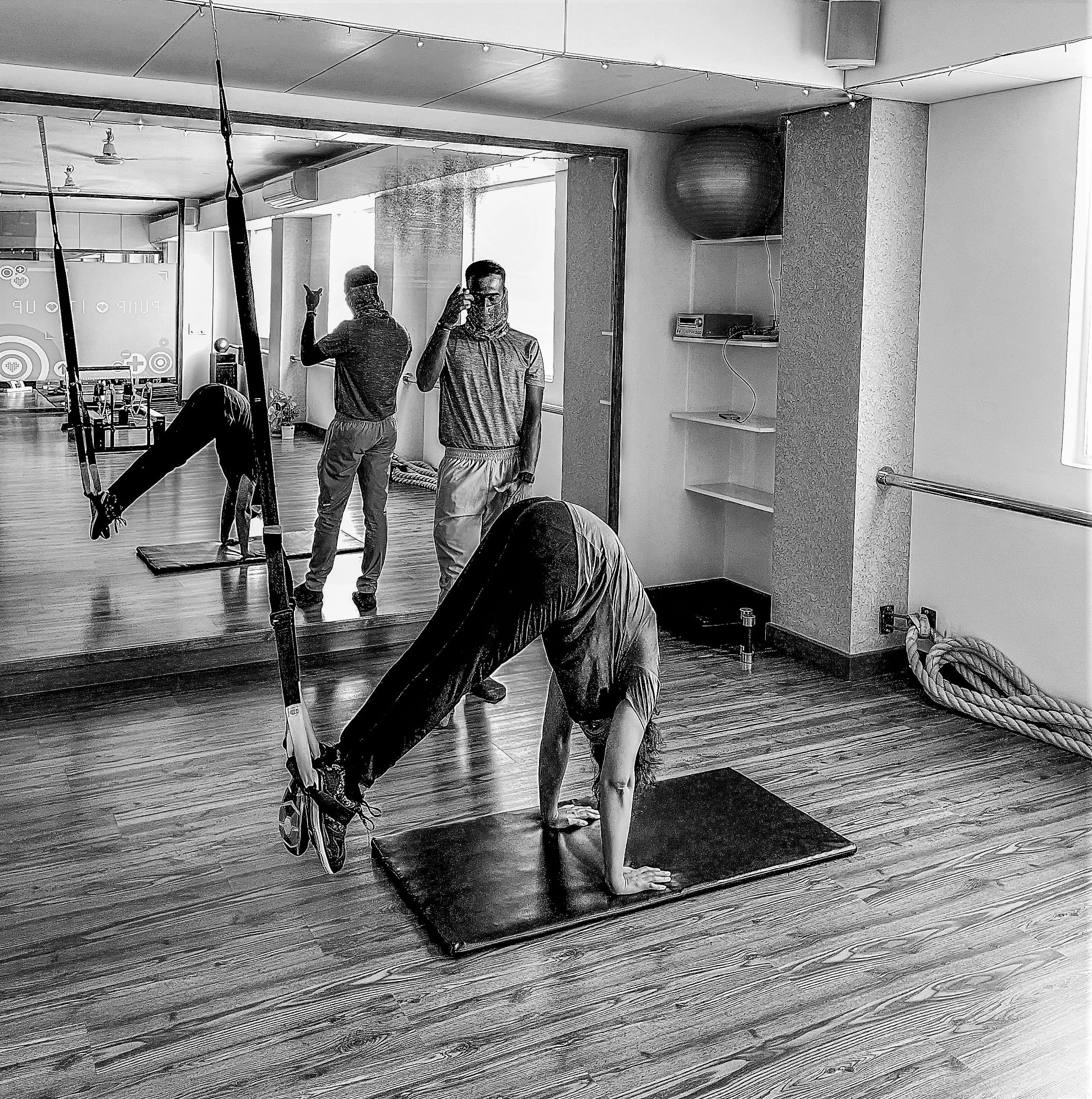 Private TRX suspension training session at The Zone, Bangalore