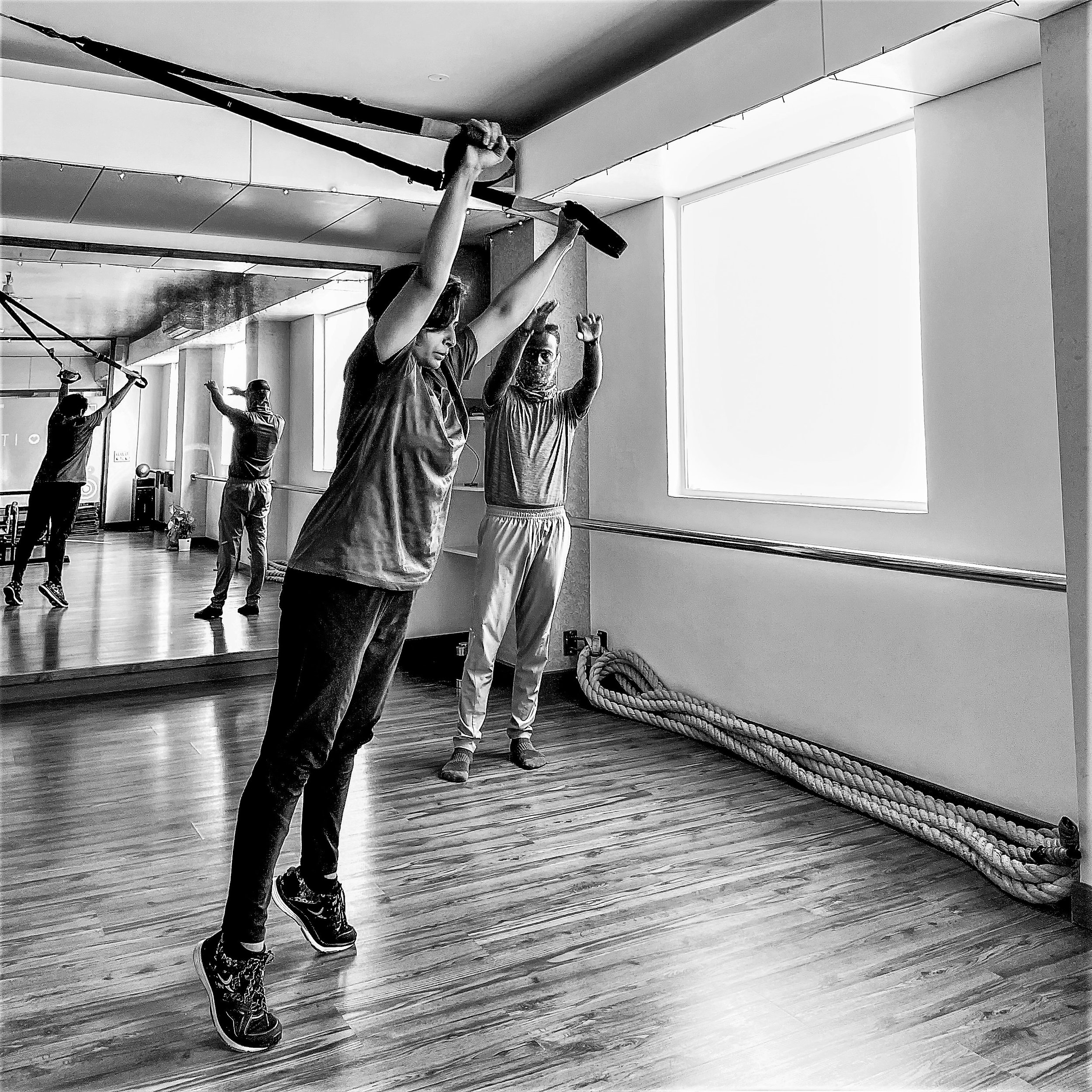 TRX personal training at The Zone Mind and Body Studio