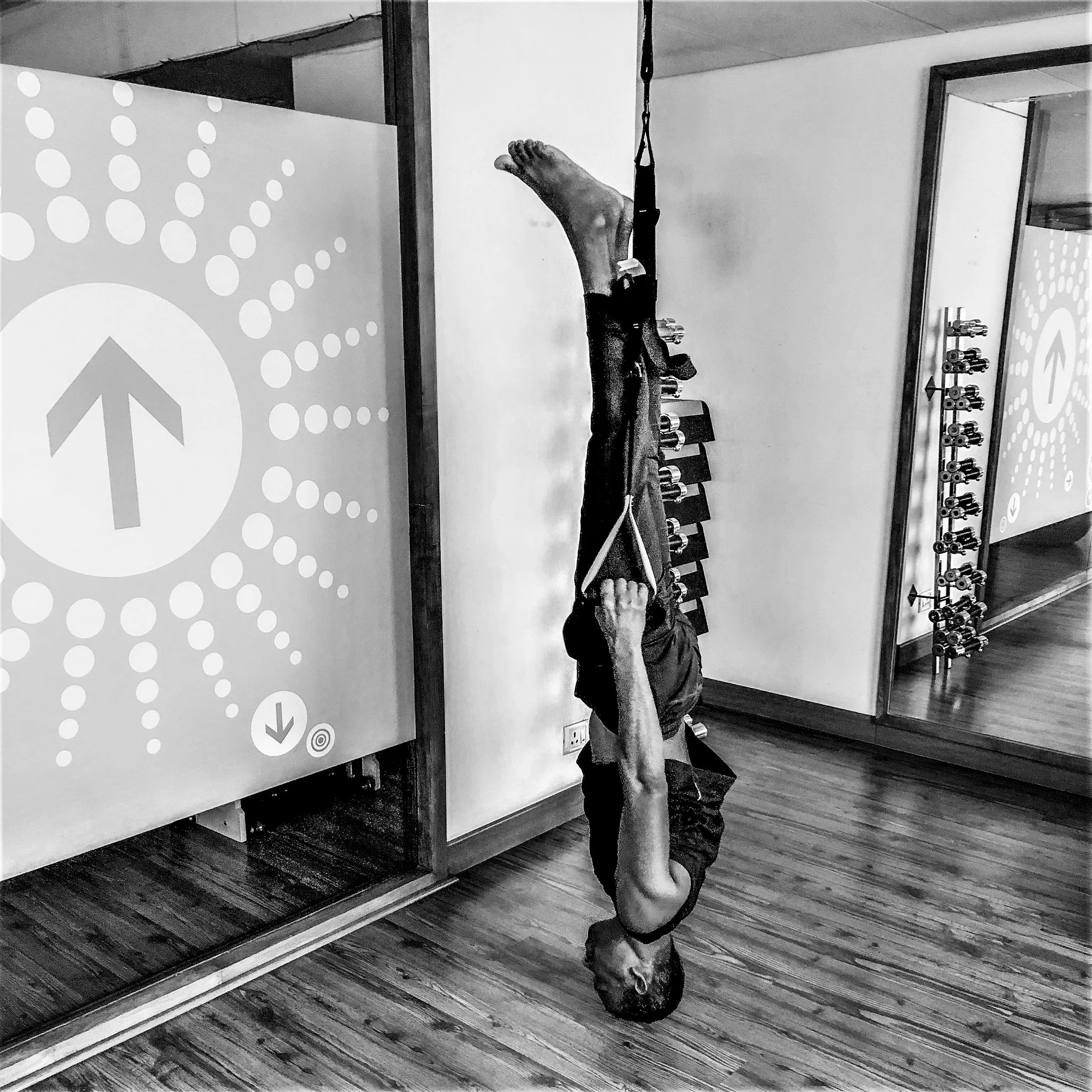 TRX suspension straps training for core strength, The Zone Bangalore