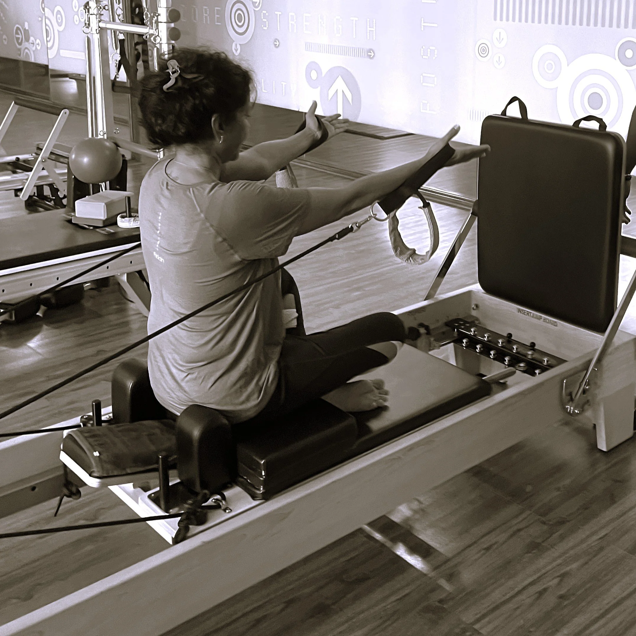 Pilates on the reformer