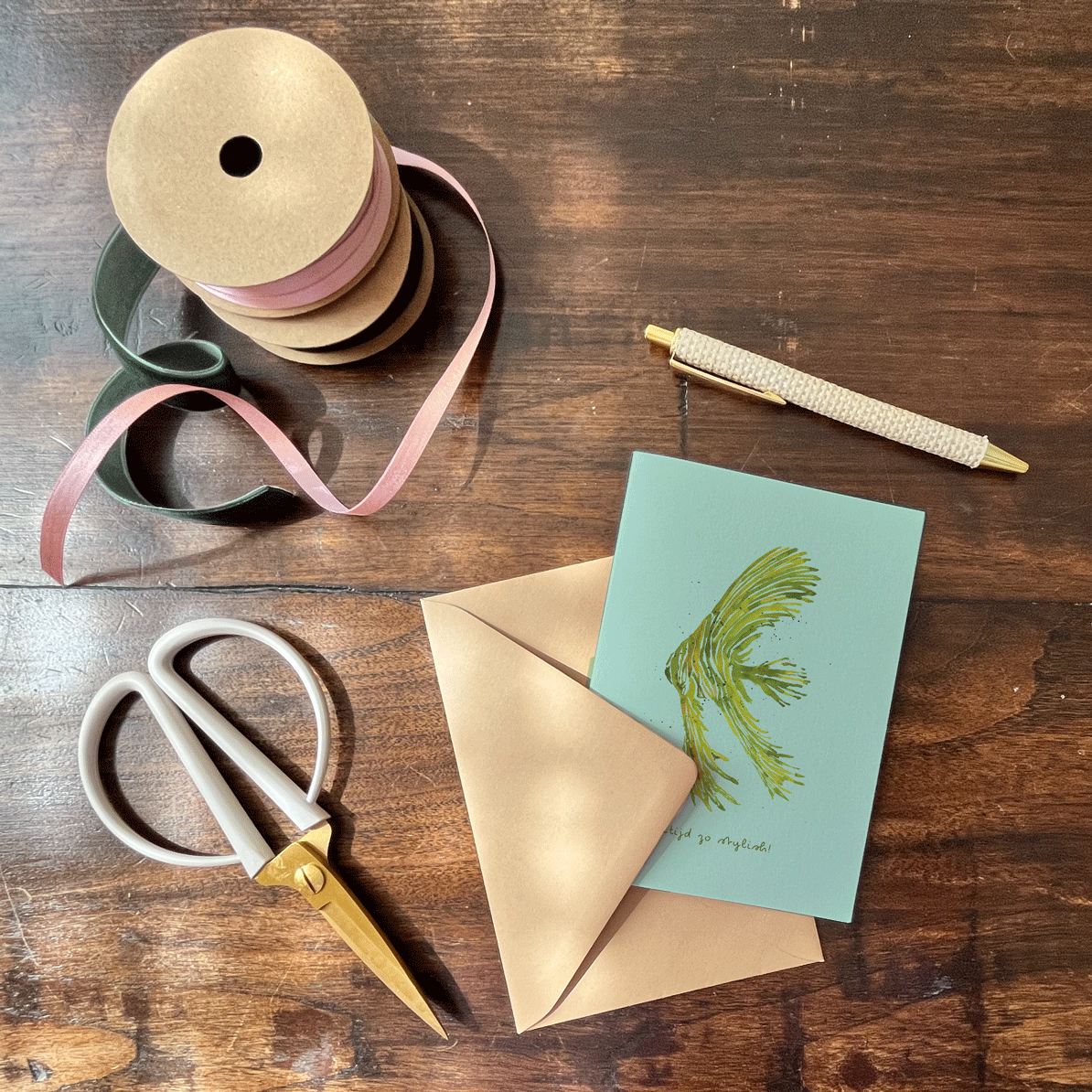 Dutch zebrafish greeting card with “Altijd zo Stijlish” text. A6 FSC paper with envelope. Fun gift for stylish friends.