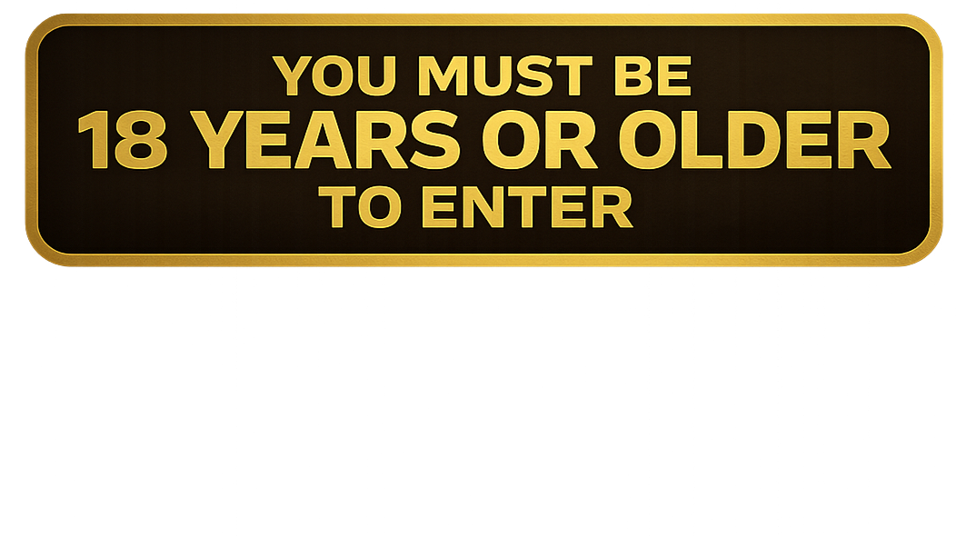 Sign that states: 'You must be 18 years or older to enter'