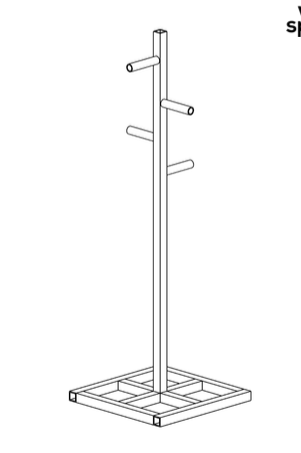Workshop Coat Stand