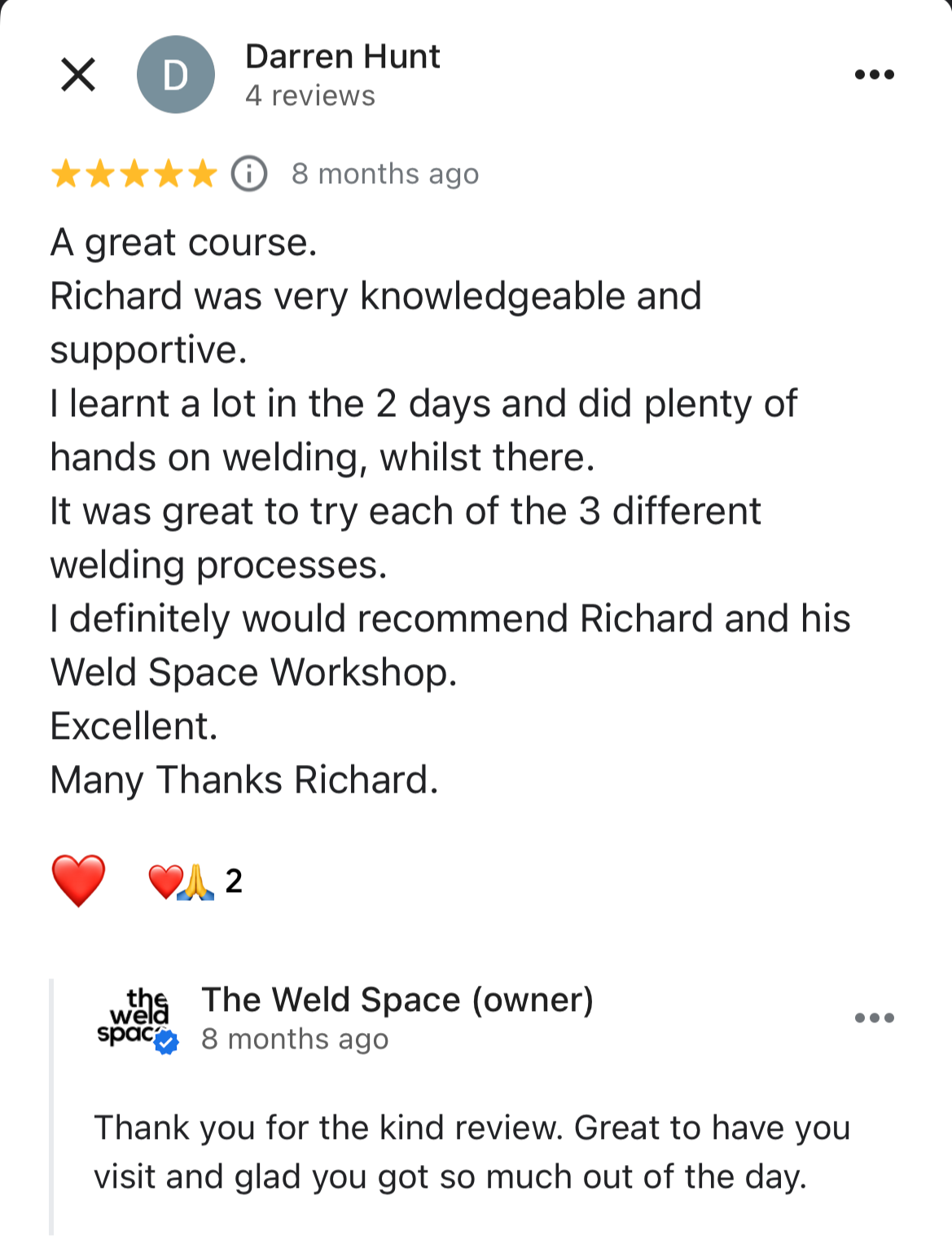 review samples