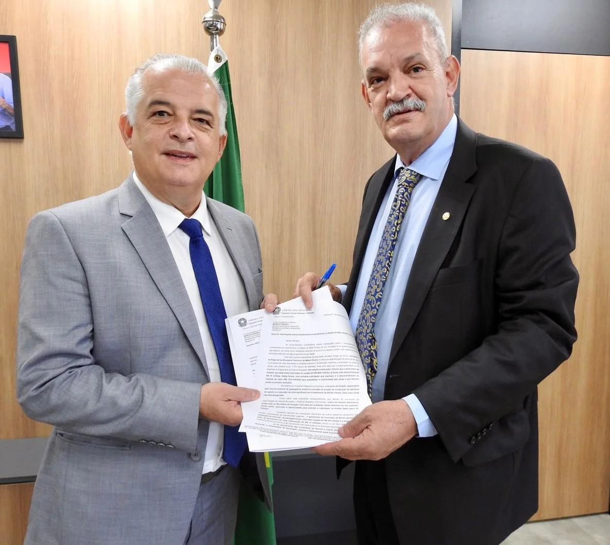 Geraldo Resende cobra conclusão das obras do Aeroporto de Dourados ao ministro Márcio França