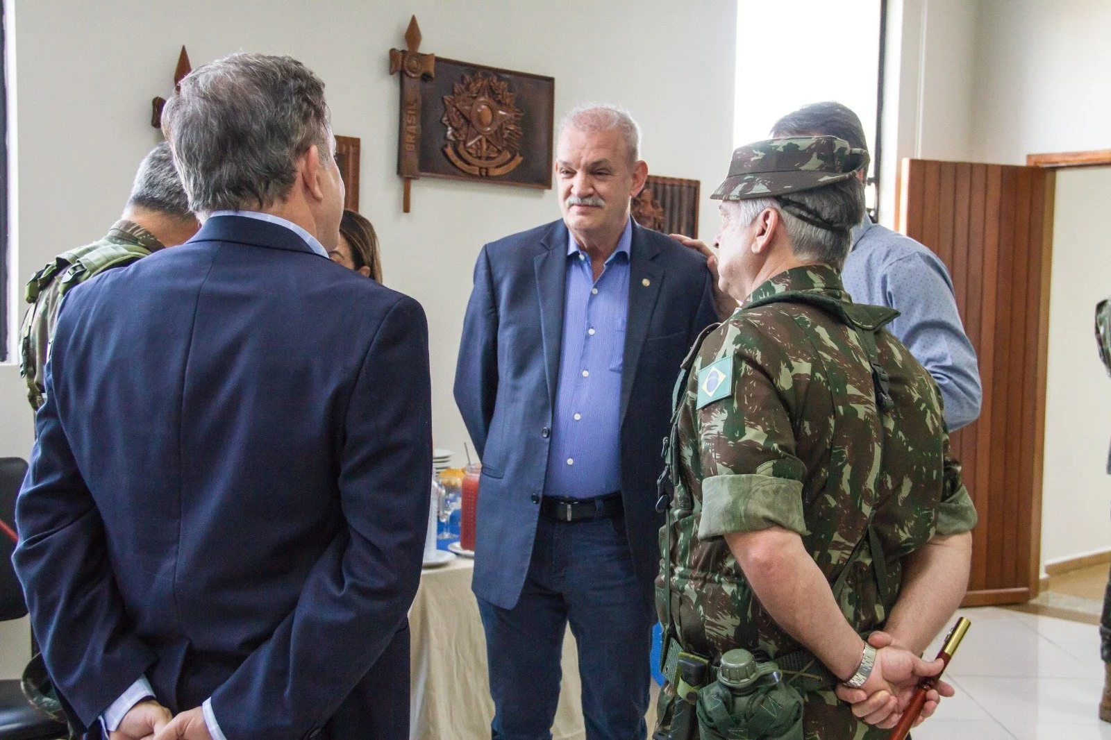 Deputado Geraldo Resende visita CMO e debate sobre obra do aeroporto de Dourados