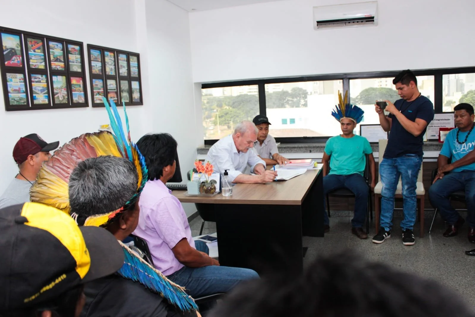 Deputado Geraldo Resende Compromete-se a Buscar Recursos para Construção de Unidade Básica de Saúde em Aldeias Indígenas