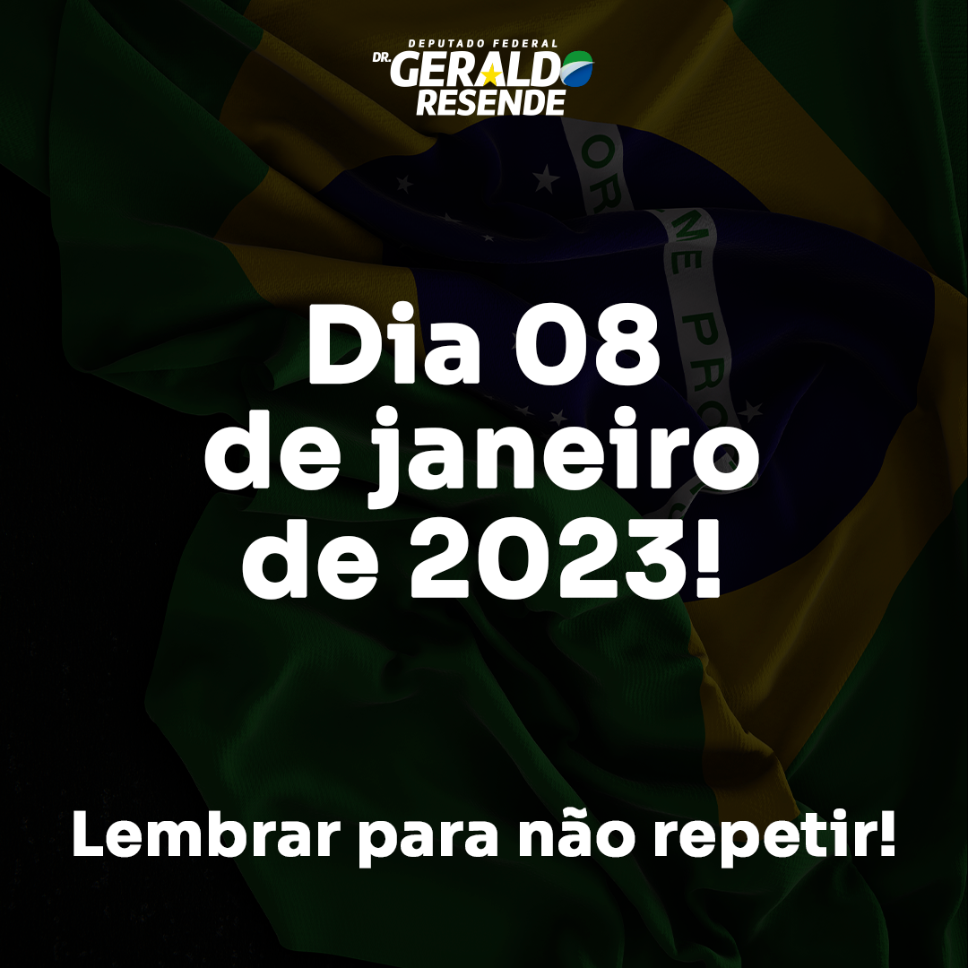 08 de janeiro: Recordar o passado é essencial para evitar sua repetição no futuro!  