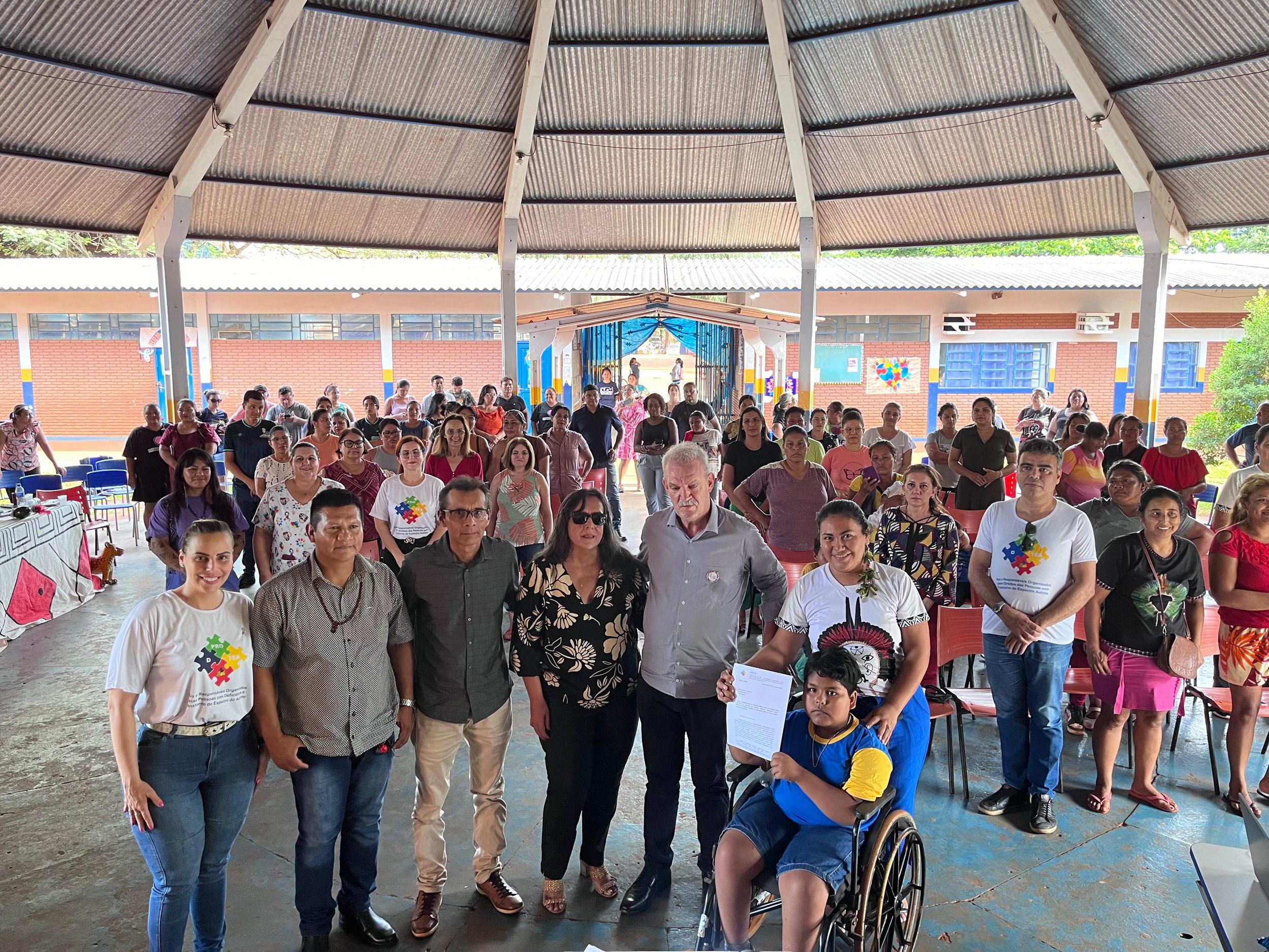 Geraldo atua pela inclusão social de crianças indígenas com autismo e outras deficiências