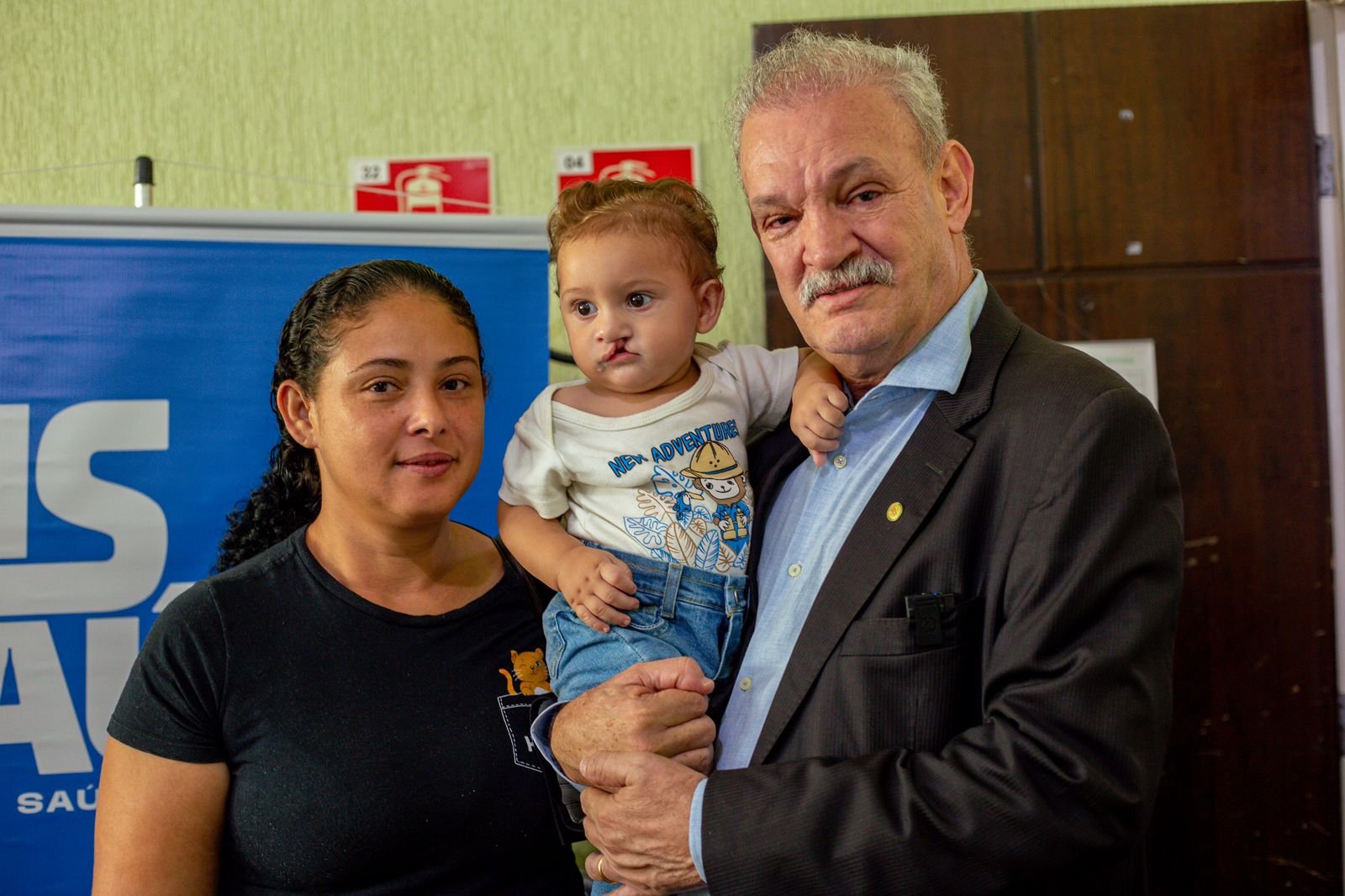 Deputado Geraldo Resende comemora primeira cirurgia de correção de fissura labiopalatina