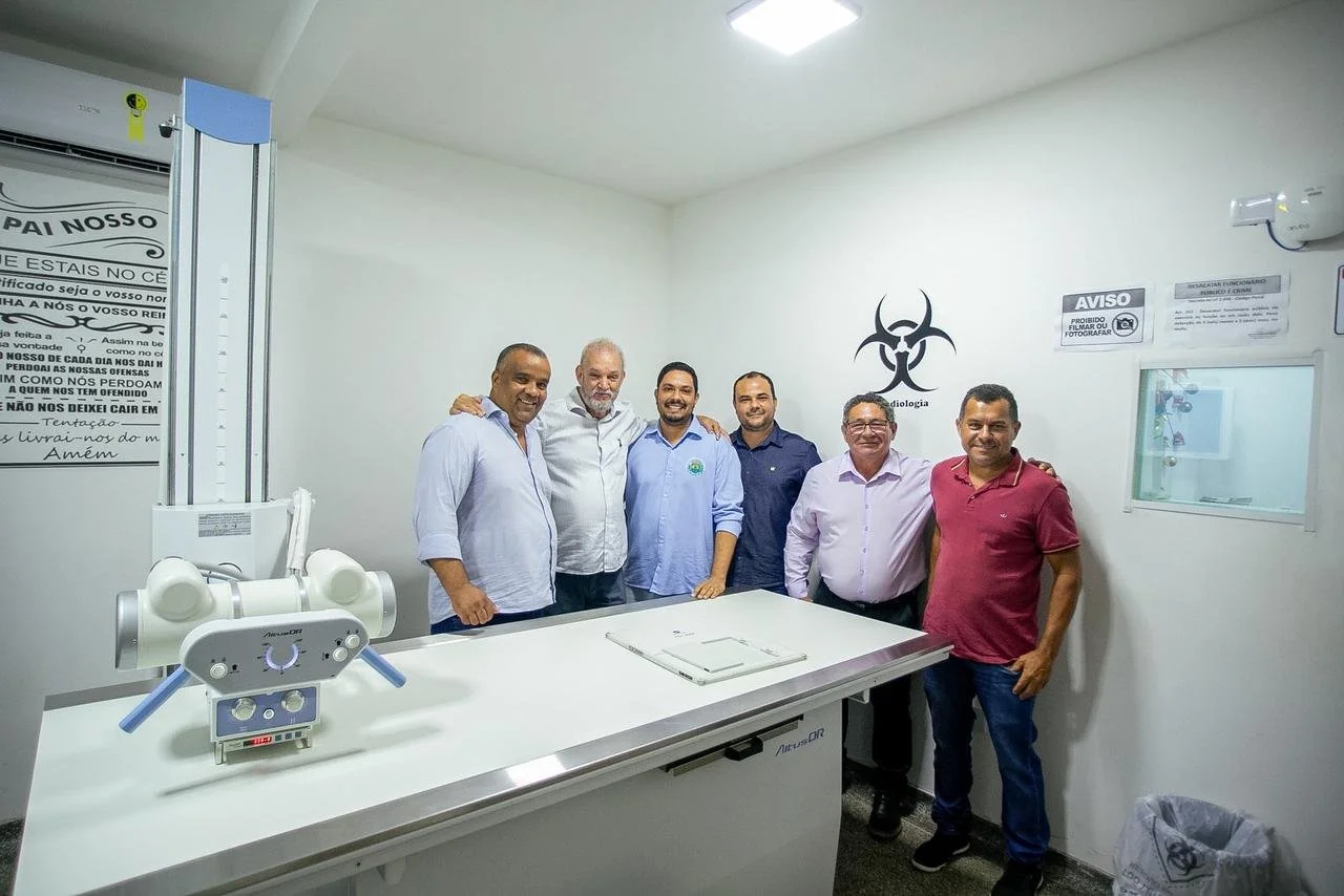 Corguinho recebe aparelho de raio-X viabilizado por Geraldo Resende para fortalecer atendimento no hospital municipal