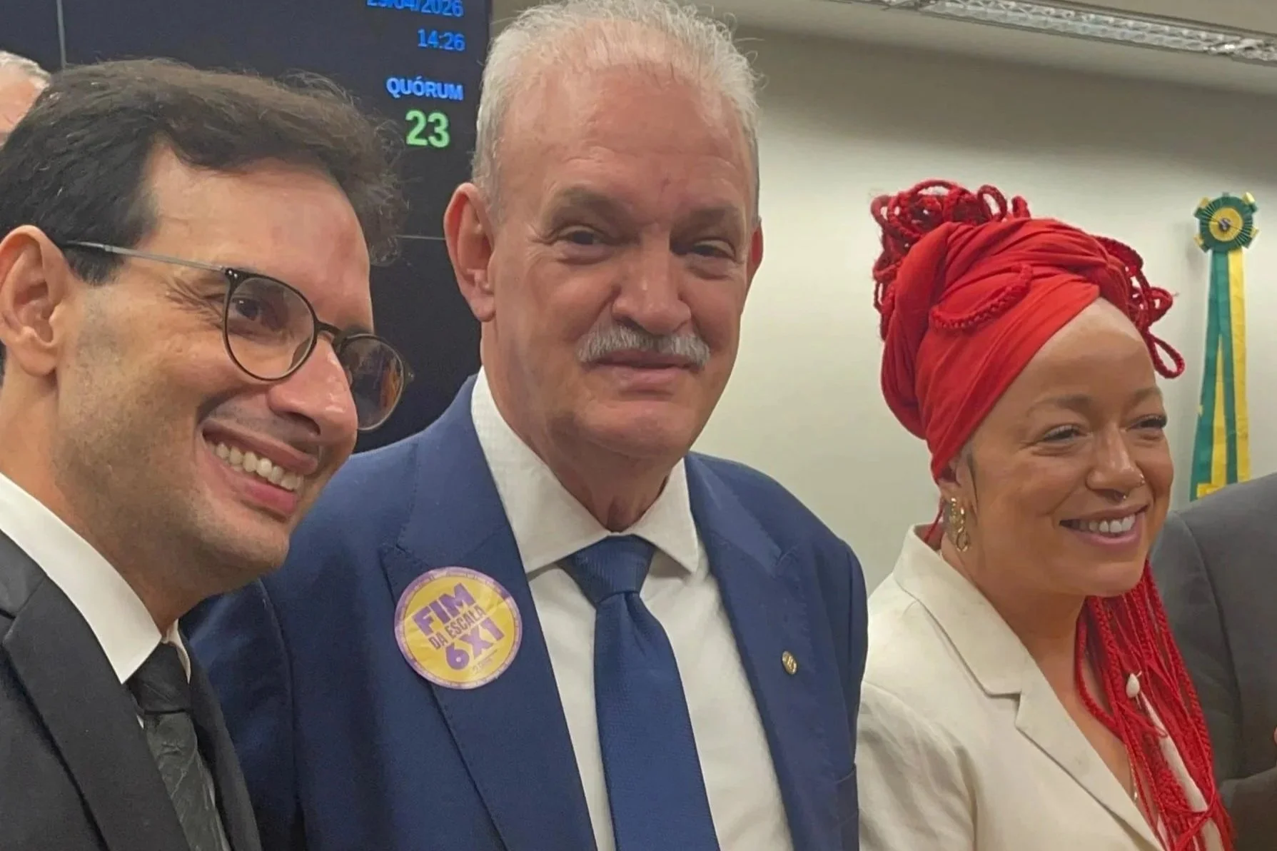 União Brasil designa Geraldo para comissão da PEC do fim da escala 6x1; deputado declara voto favorável