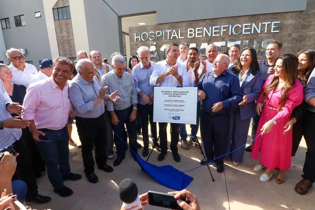 Em dia histórico para a saúde, Caarapó entrega ampliação do Hospital São Mateus com apoio de Geraldo Resende&nbsp;