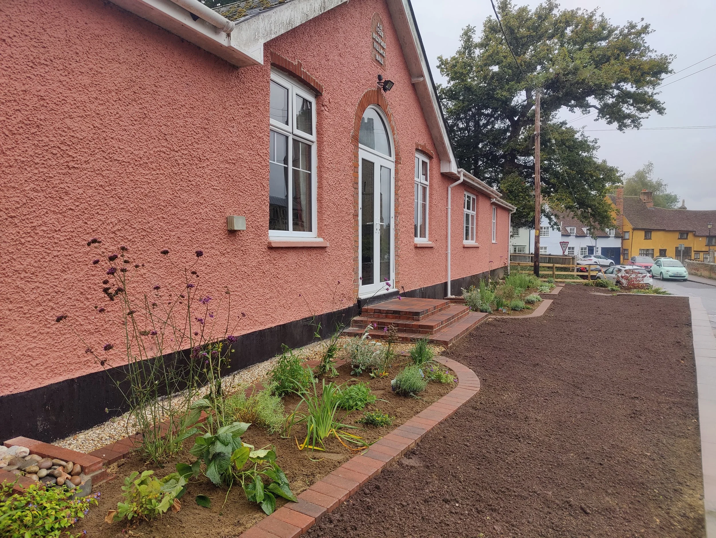Rain Garden Planted