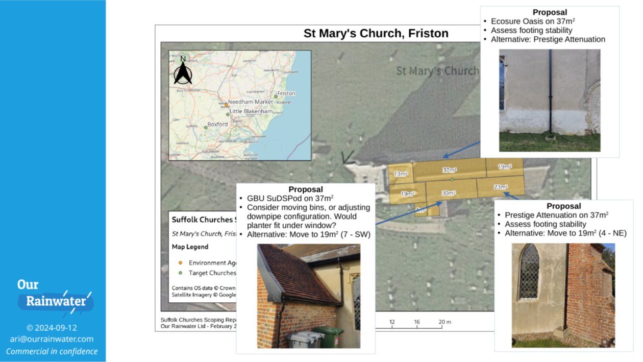 Proposed interventions at St Mary's the Virgin Church, Friston.
