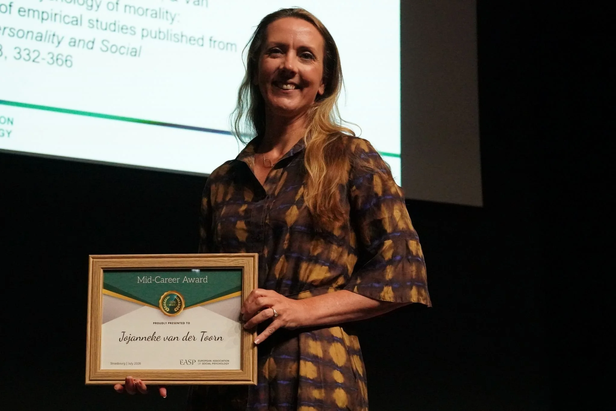 Mid-career award EASP