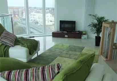 Lounge area, flat 1.