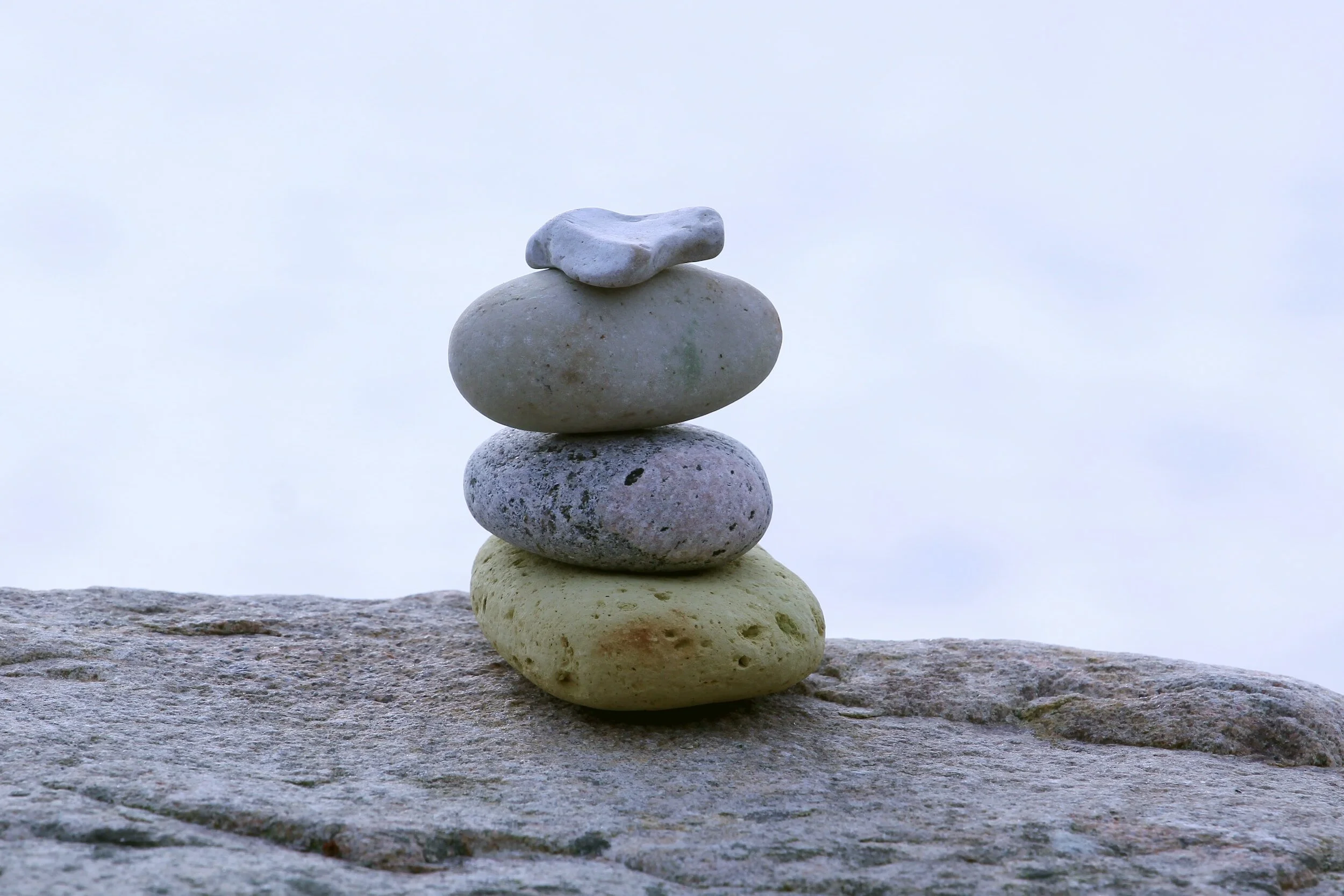Rocks stacked one on top of the other