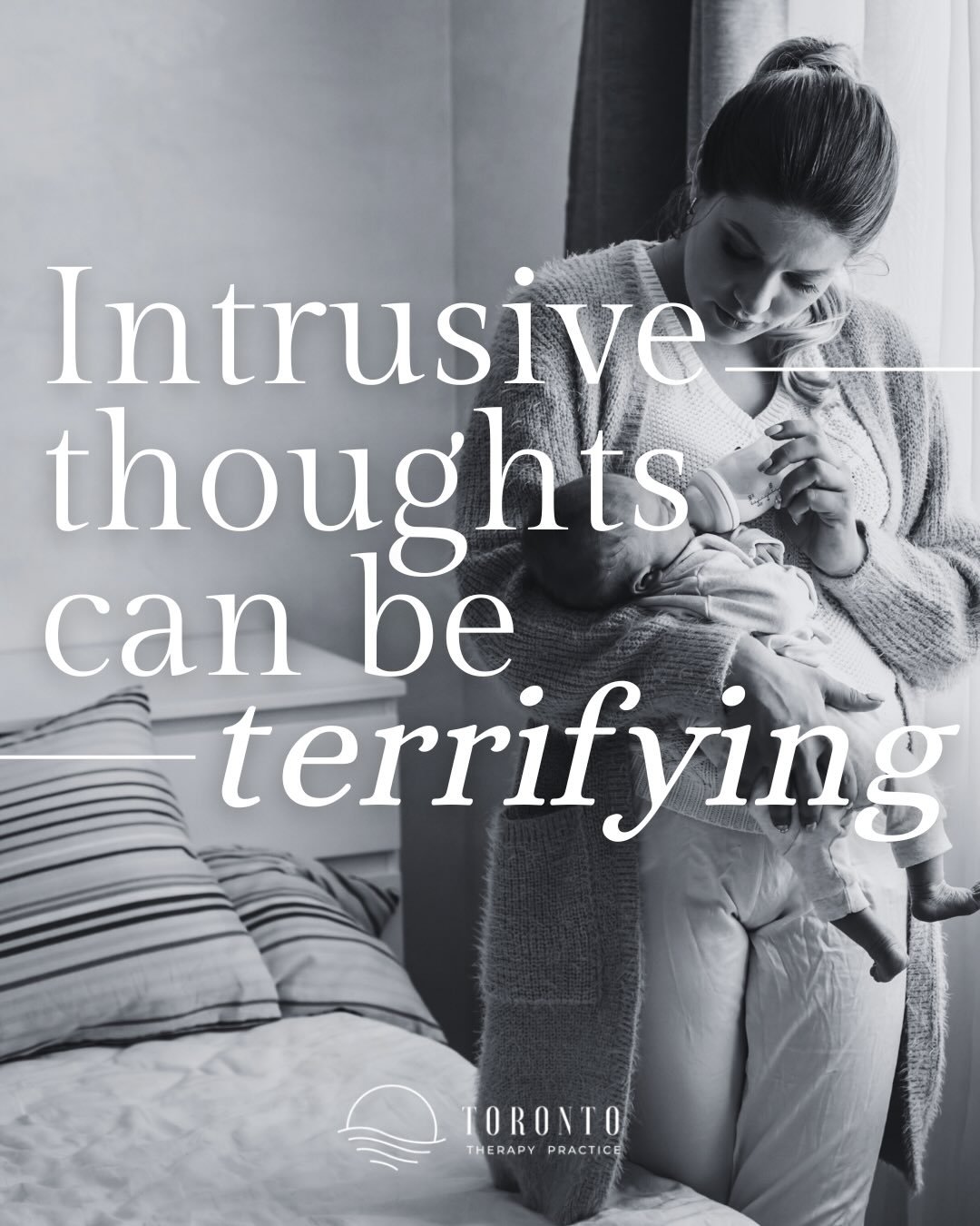If you&rsquo;ve ever had an intrusive thought and felt your stomach drop, this is for you.
These thoughts are unwanted, often out of character, and more common than most people realize after having a baby.

Having the thought doesn&rsquo;t mean you w