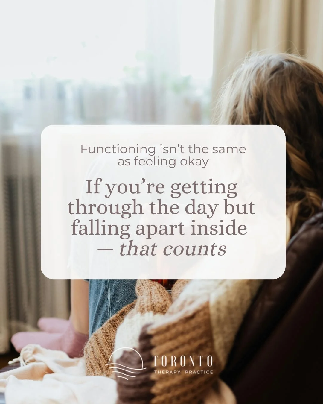 If you&rsquo;re functioning&hellip; but barely.
If you&rsquo;re getting through the day and then falling apart at night.

If you keep telling yourself &ldquo;other people have it worse&rdquo; and still feel like you&rsquo;re drowning...that&rsquo;s n