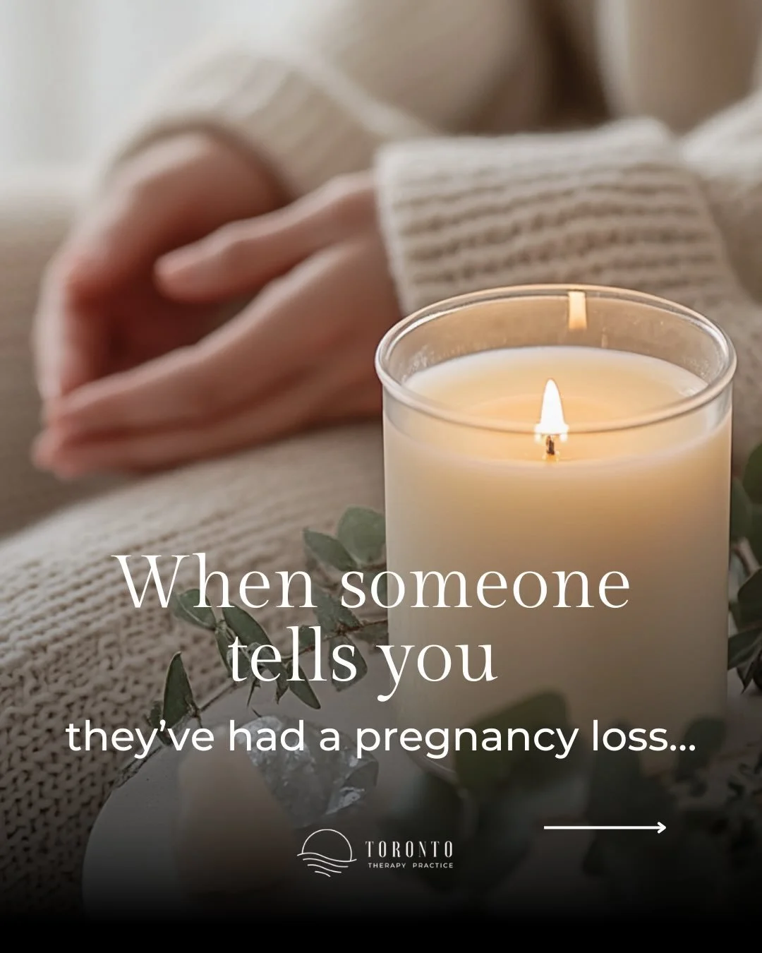 Loss is already heavy.

When someone tells you they&rsquo;ve lost a pregnancy, they shouldn&rsquo;t have to hold your discomfort too, or rush to reassure you that they&rsquo;re &ldquo;okay.&rdquo;

If you&rsquo;re supporting someone:
Let it be simple