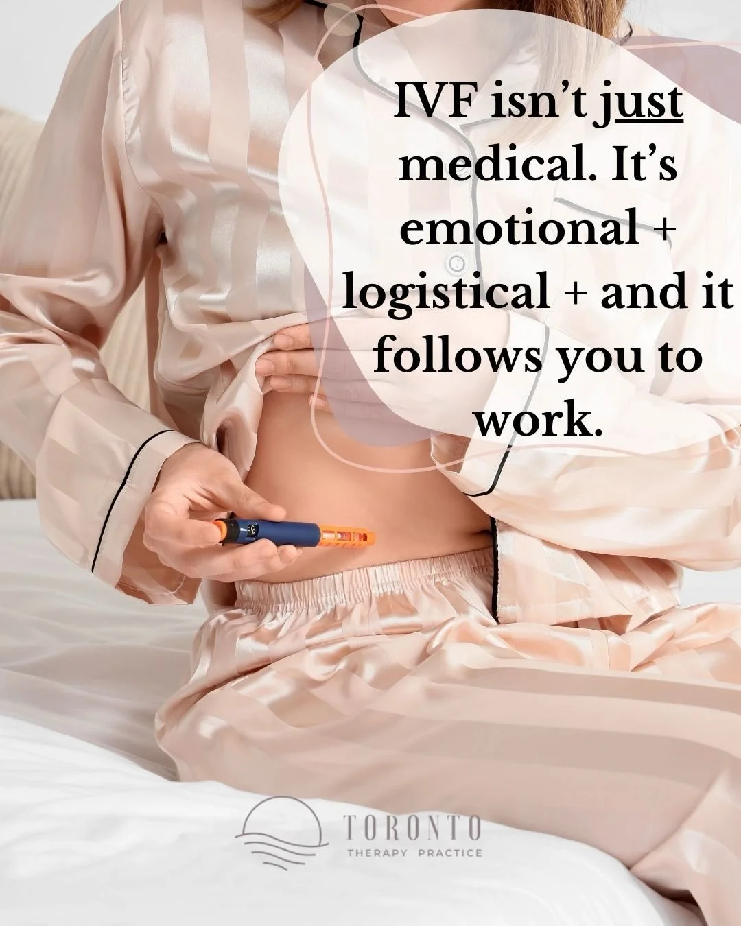Nobody tells you that IVF has a work problem.

Not the medical part but the part where you're sitting in a 9am meeting two hours after a monitoring appointment, hormones all over the place, pretending everything is fine.

The part where a colleague a