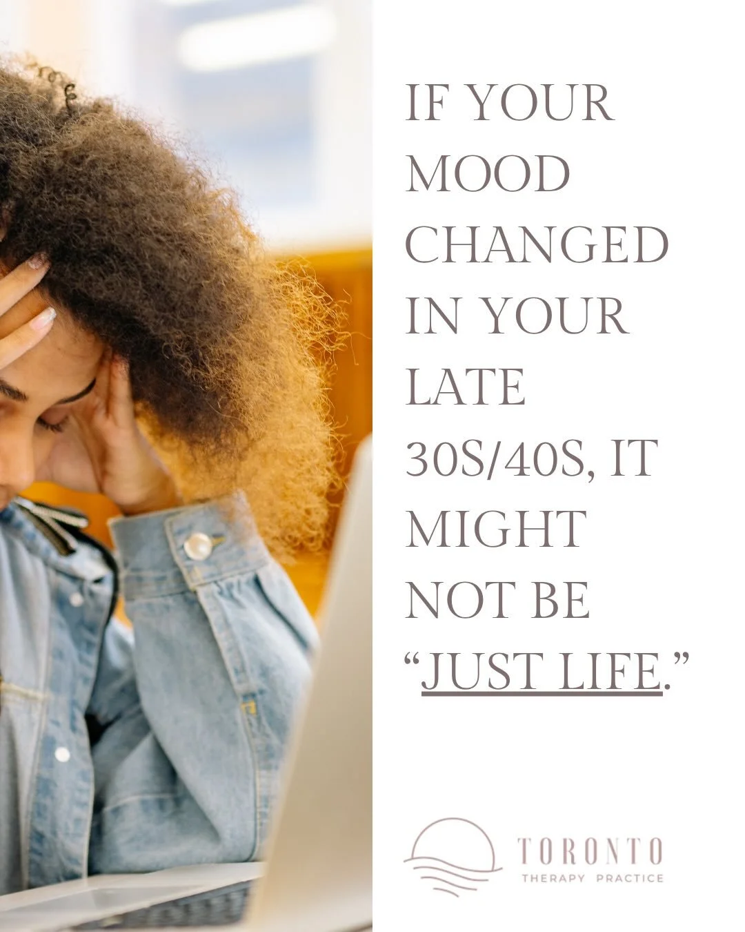 Most women in perimenopause spend months assuming they're burning out, anxious by nature, or finally hitting their limit.

The hormonal piece doesn't get named. And so neither does the support that's actually needed.

Perimenopause can start in your 