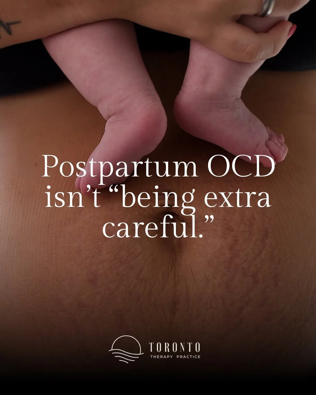 Postpartum OCD gets missed all the time, because it doesn't look like what most people expect.
It's not being a "bad mom." It's not a sign you'll act on your thoughts. It's an anxiety disorder, and the thoughts that feel the most disturbing