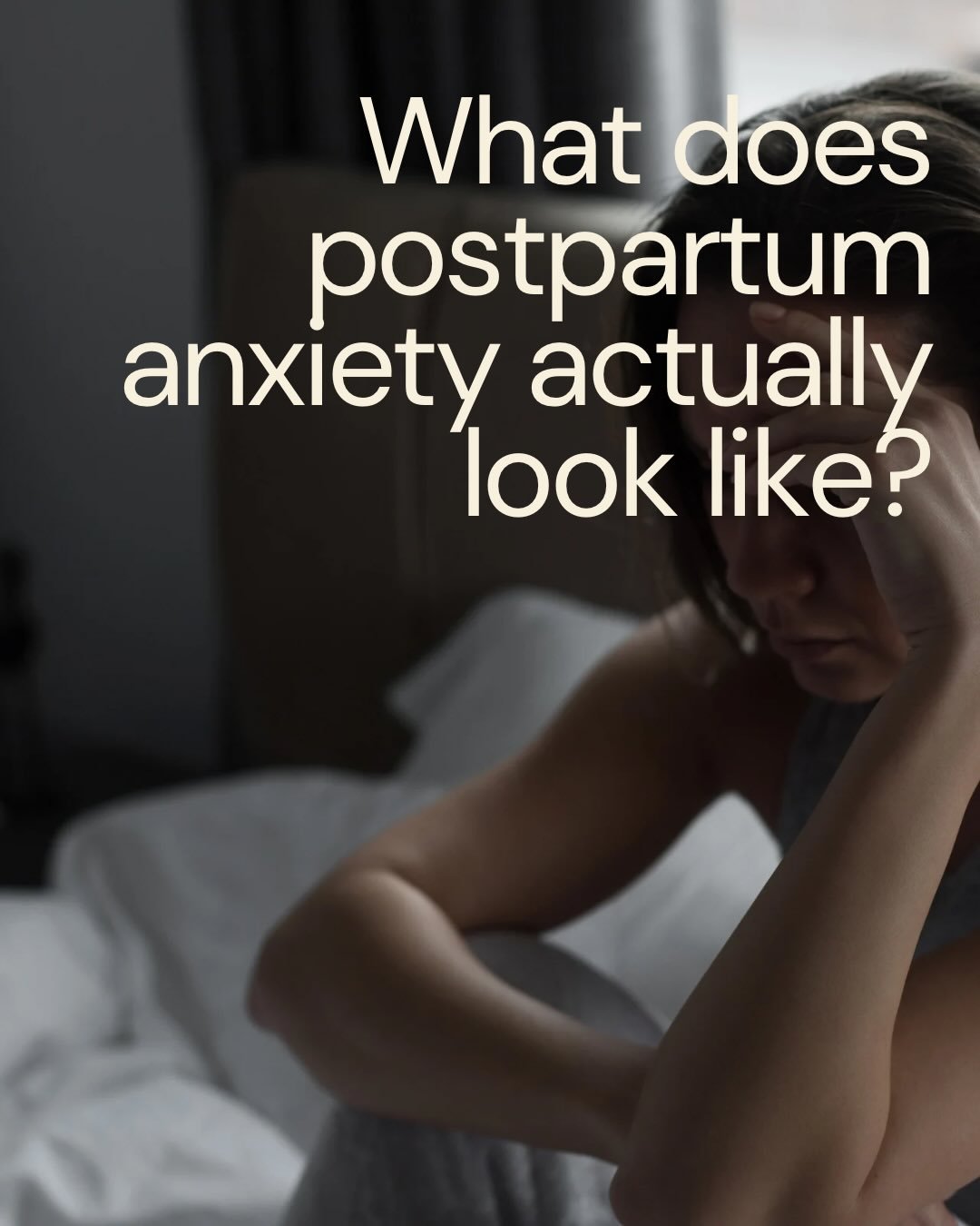 Postpartum anxiety doesn&rsquo;t always look like panic attacks or falling apart. A lot of the time it looks like holding it all together so tightly that you can&rsquo;t put it down.

The checking and rechecking. Replaying conversations at 2am. Feeli