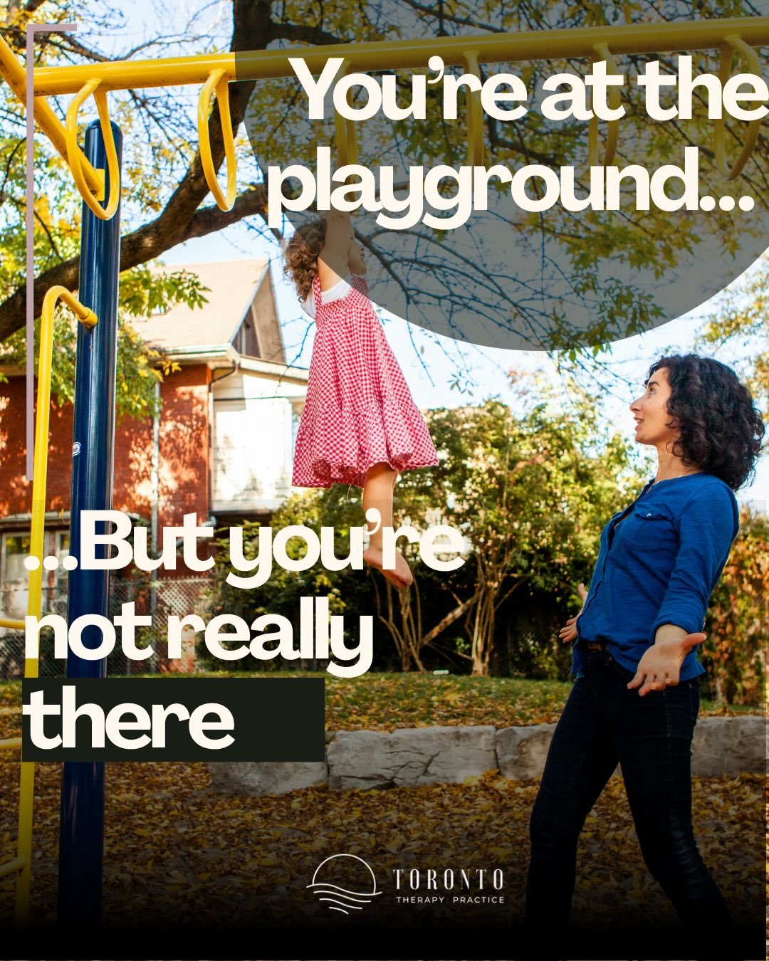 Parenting anxiety doesn&rsquo;t always look like panic.

Sometimes it looks like standing at the playground while your kid runs around and your mind is somewhere else entirely. Running through what could go wrong. Watching for danger. Bracing for som